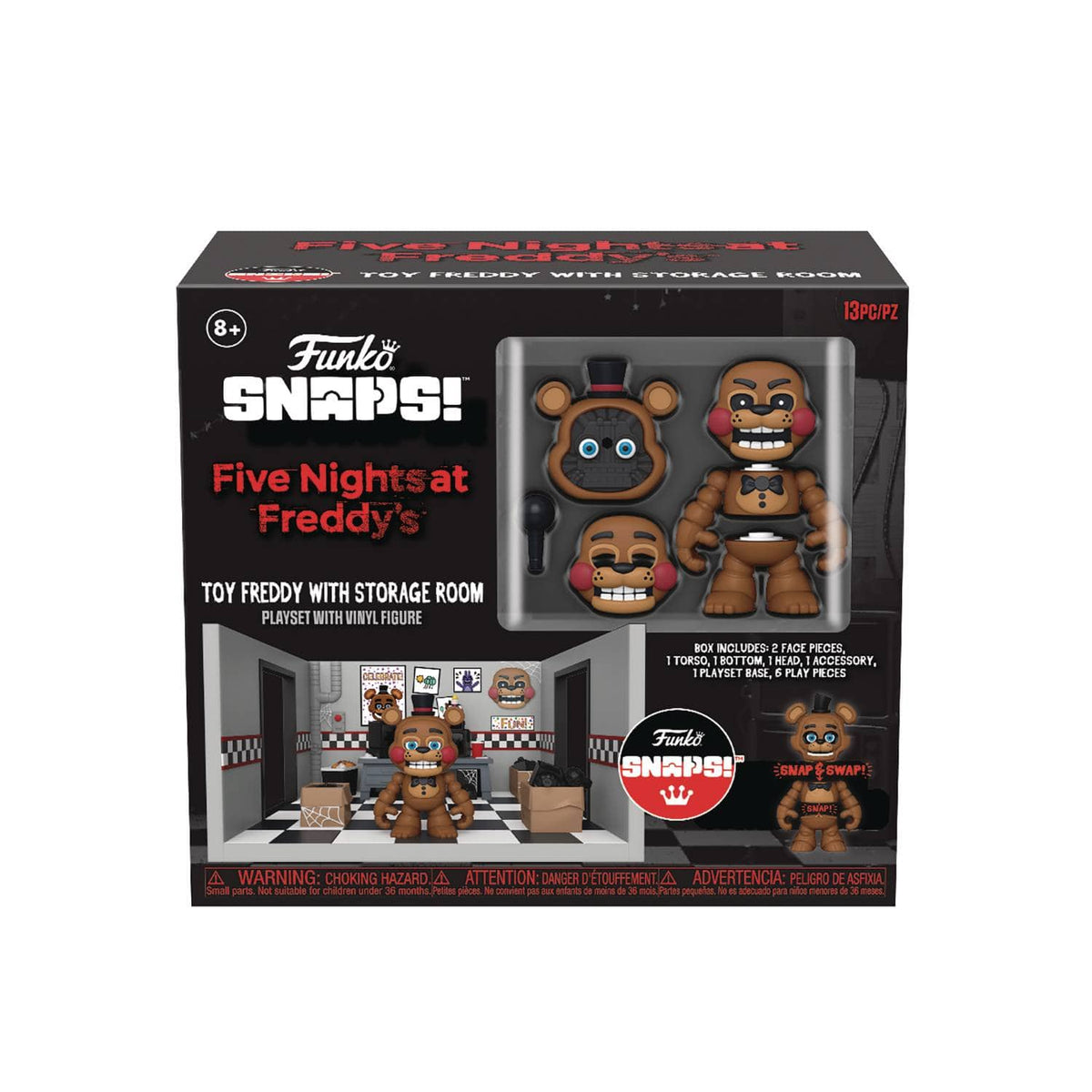 Funko Snaps!: Five Nights at Freddy's - Toy Freddy with Storage Room - Third Eye