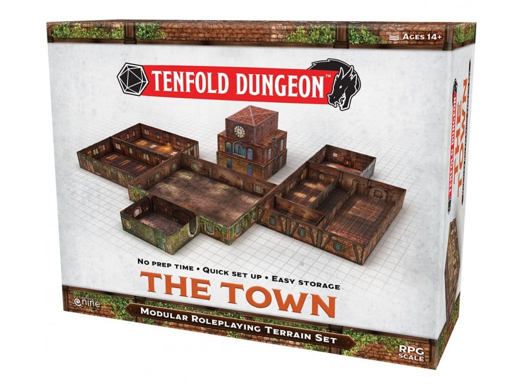 Gale Force Nine Tabletop Games > Role-Playing Games Tenfold Dungeon: Town 9420020256569 GF9 TFD003