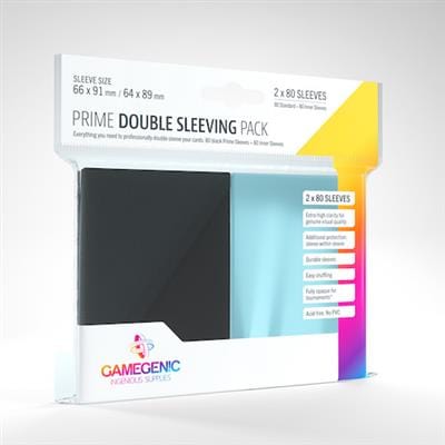 --- Game Supplies > Card Sleeves Gamegenic: Prime Double Sleeving Pack - 80ct 4251715408339 GG1074