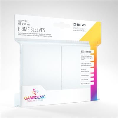 Gamegenic: Prime Standard Card Game Sleeves - White - Third Eye