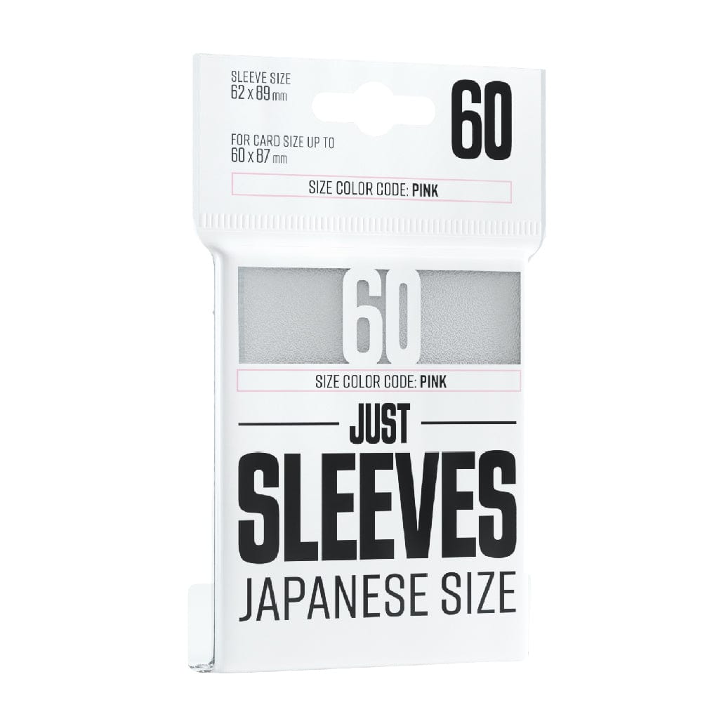 Gamegenic Game Supplies > Card Sleeves Just Sleeves: Japanese Size, White 4251715411421 GX1015