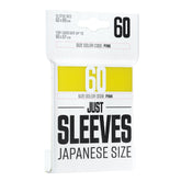 Gamegenic Game Supplies > Card Sleeves Just Sleeves: Japanese Size, Yellow (60ct) 4251715411445 GX1017