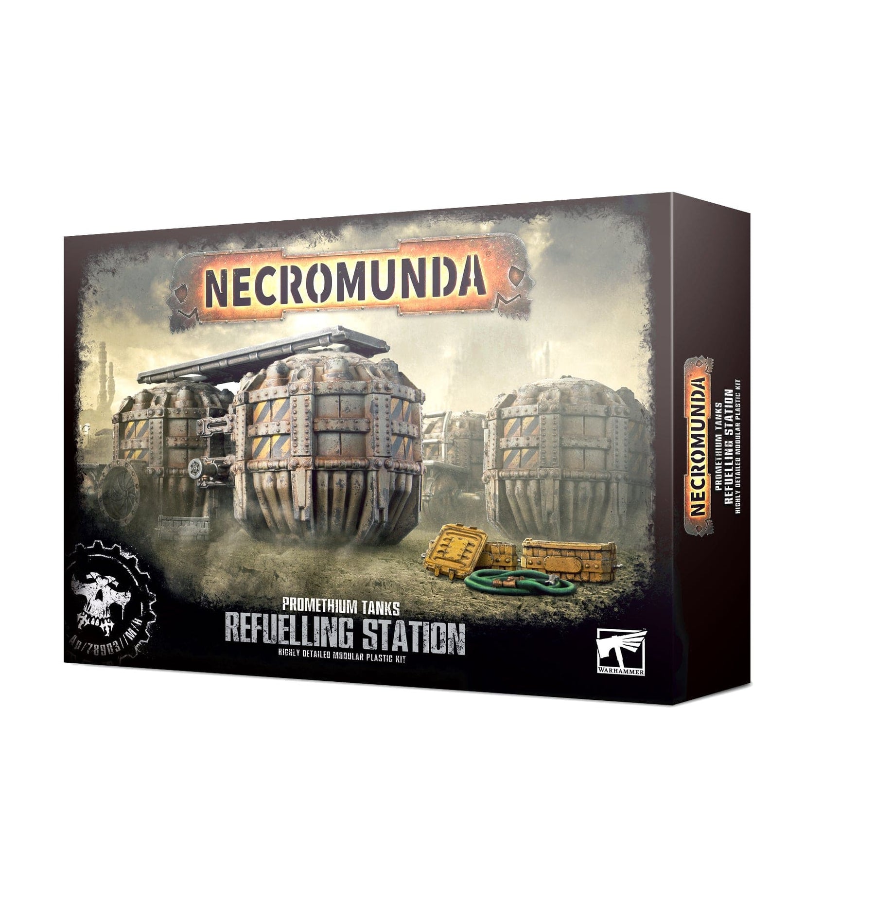 Games Workshop Tabletop Games > Games Workshop > Other Warhammer Warhammer - Necromunda: Promethium Tanks - Refuelling Station 5011921177783 301-13