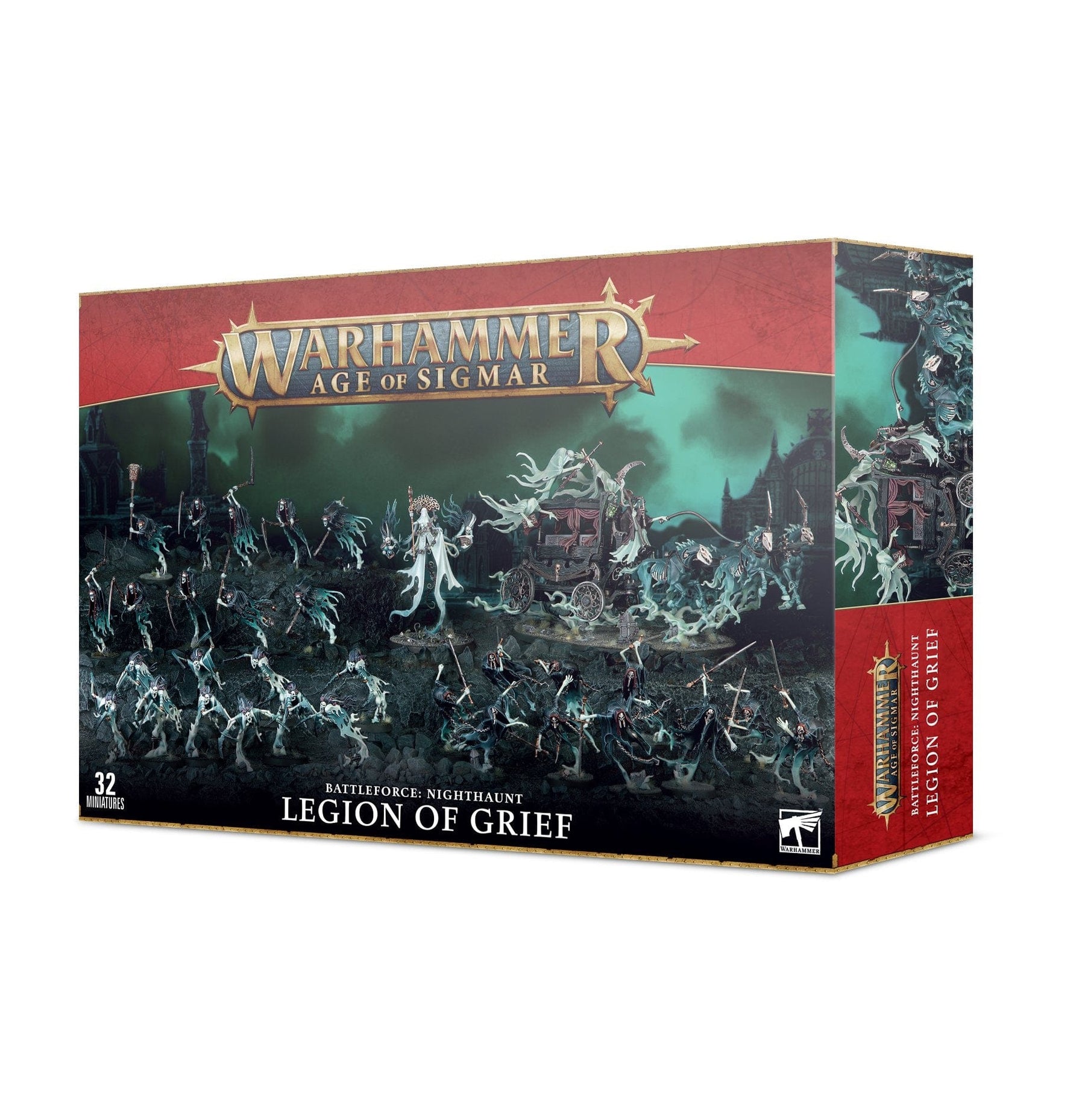 Games Workshop Tabletop Games > Games Workshop > Age of Sigmar Warhammer - Age of Sigmar: Nighthaunt - Battleforce, Legion of Grief 5011921188369 91-46