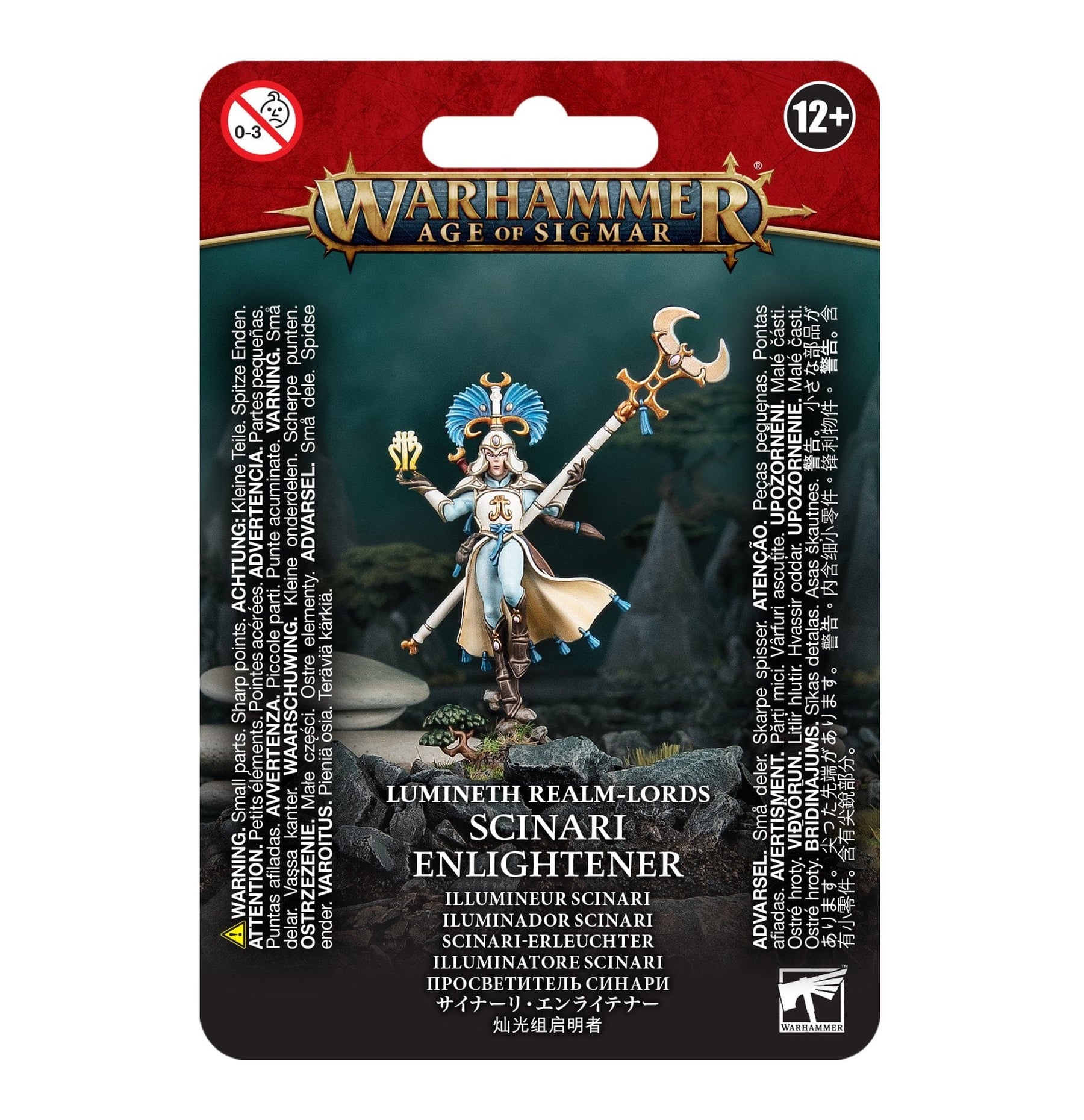Games Workshop Tabletop Games > Games Workshop > Age of Sigmar Warhammer - Age of Sigmar: Lumineth Realm-Lords - Scinari Enlightener 5011921184118 87-16