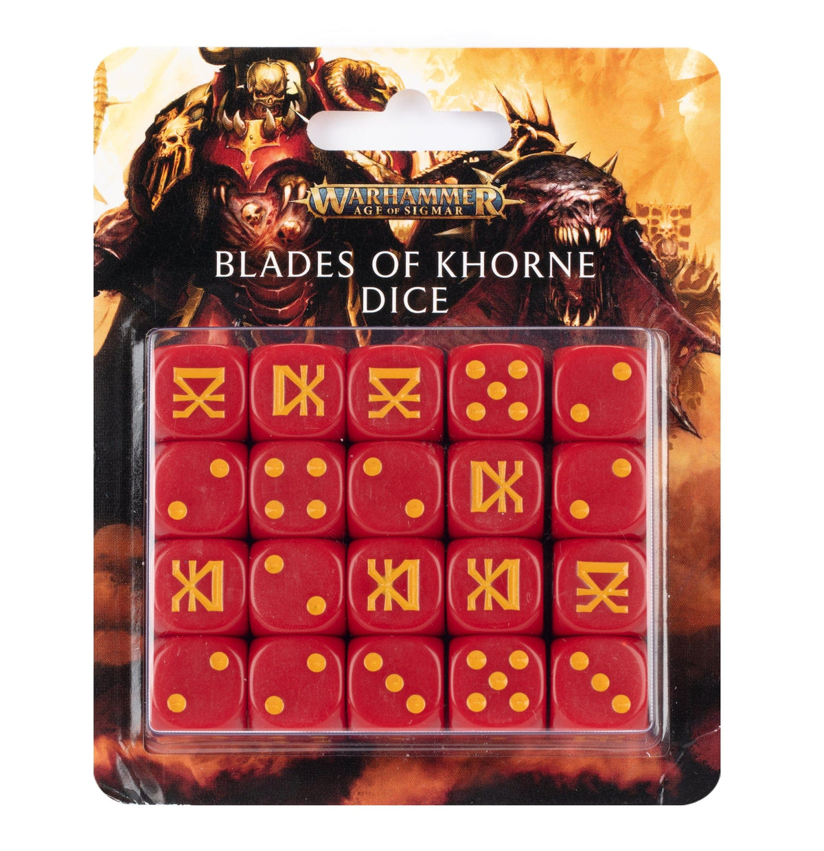 Warhammer - Age of Sigmar: Blades of Khorne - Dice Set