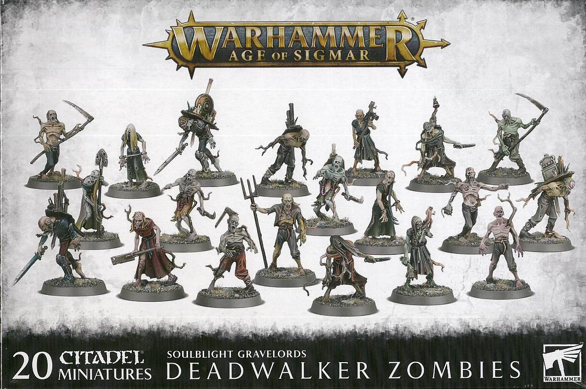 Games Workshop Tabletop Games > Games Workshop > Age of Sigmar Warhammer - Age of Sigmar: Soulblight Gravelords - Deadwalker Zombies 5011921196043 91-07