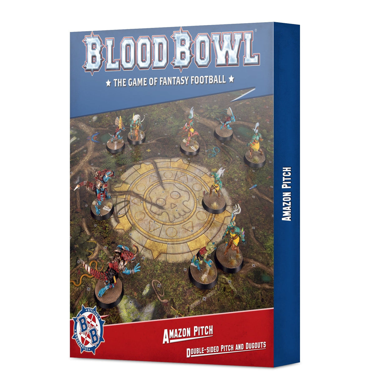 Warhammer - Bloodbowl: Amazon Team - Pitch & Dugouts - Third Eye