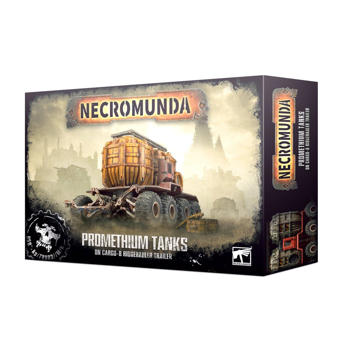 Warhammer - Necromunda: Promethium Tanks on Cargo-8 Trailer - Third Eye