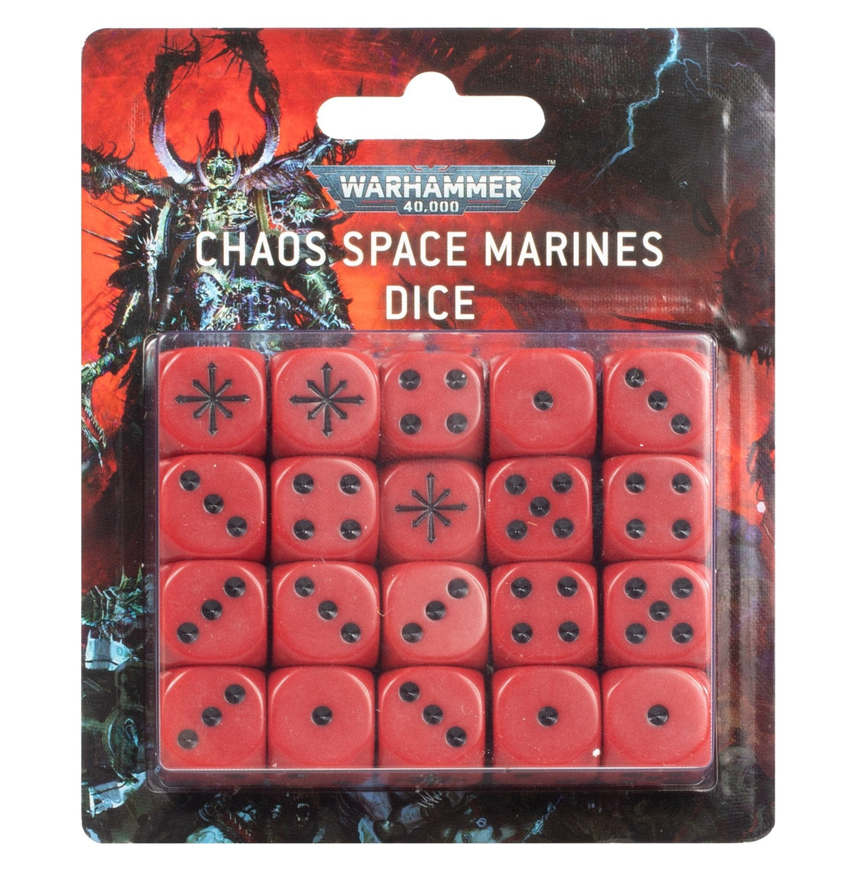Warhammer - 40k: Chaos Space Marines - Dice - Third Eye