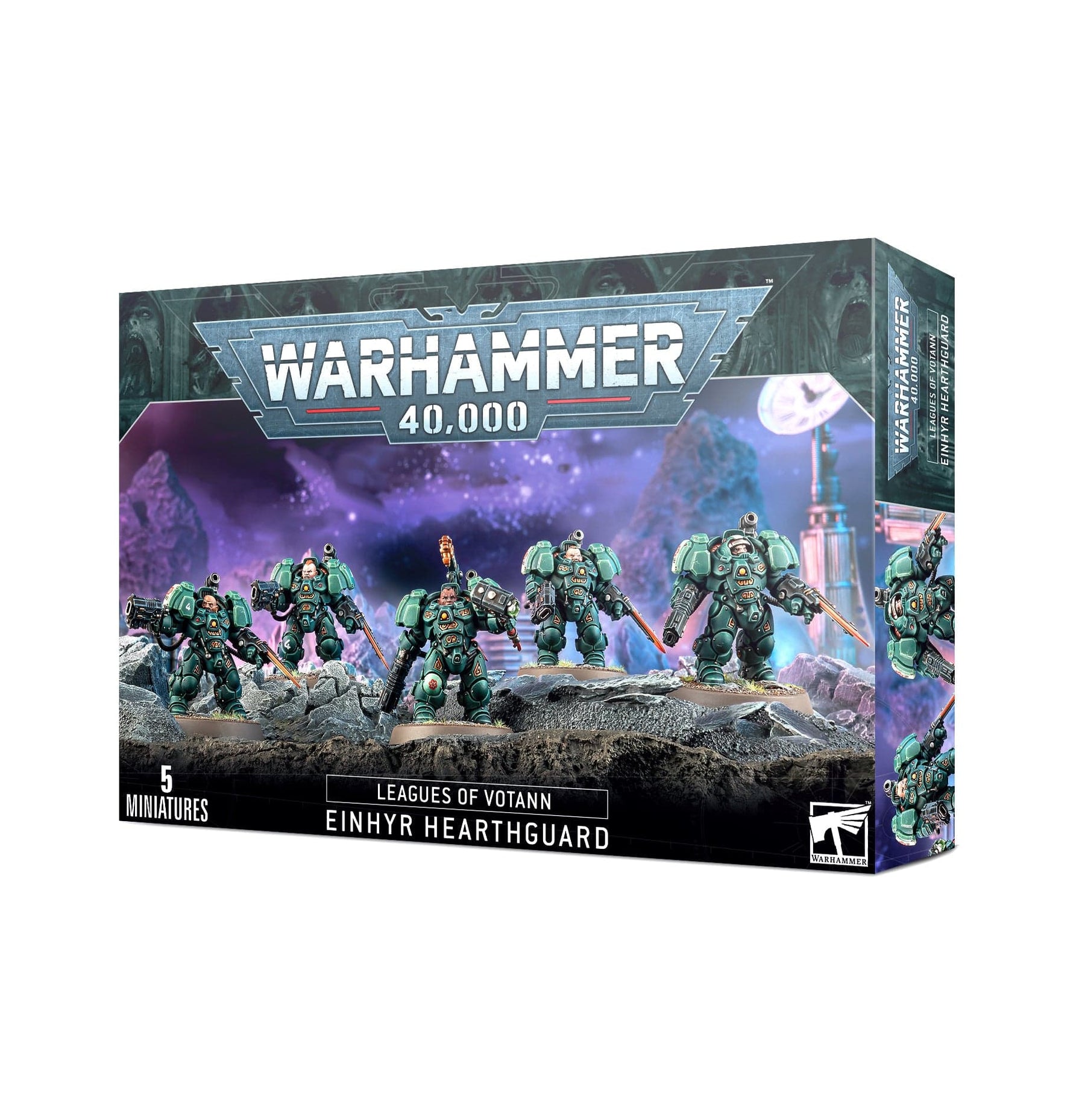 Games Workshop Tabletop Games > Games Workshop > Warhammer 40k > Leagues of Votann Warhammer - 40k: Leagues of Votann - Einhyr Hearthguard 5011921172344 69-04