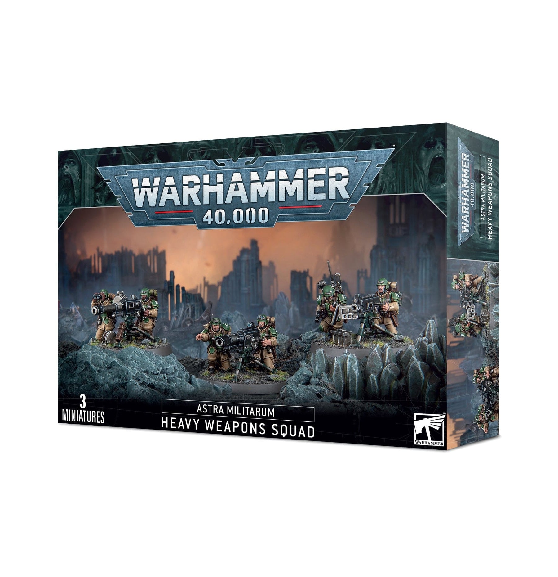 Games Workshop Tabletop Games > Games Workshop > Warhammer 40k > Astra Militarum Warhammer - 40k: Astra Militarum - Cadian Heavy Weapons Squad 9E 5011921181513 47-19