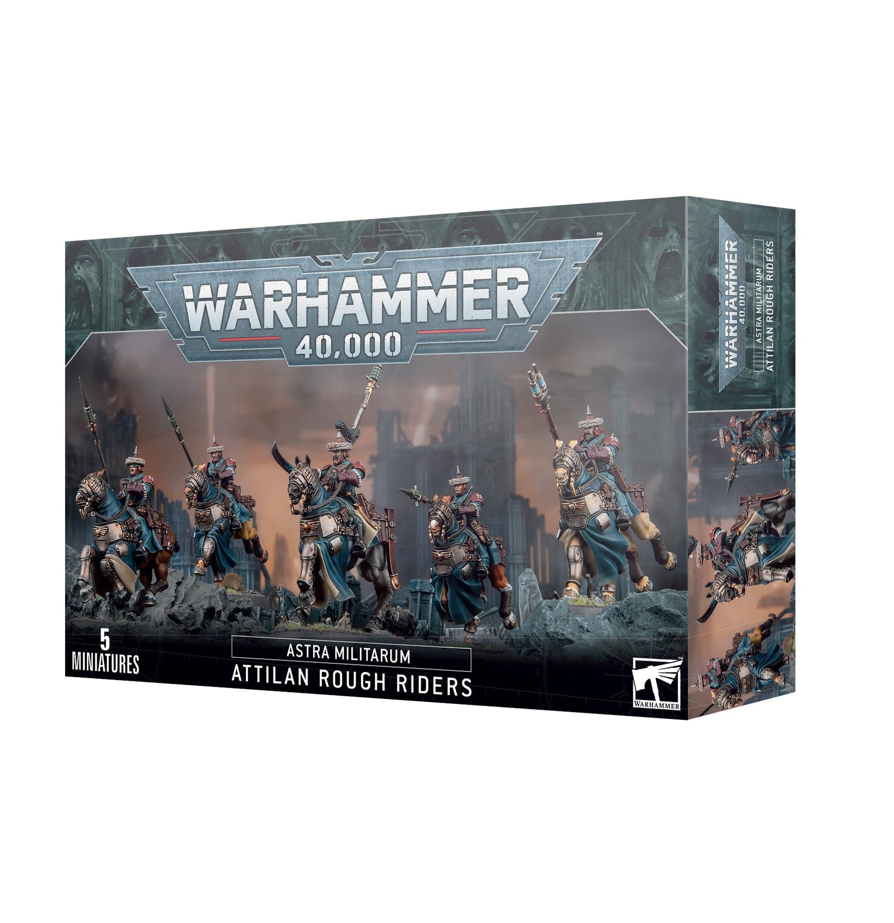Games Workshop Tabletop Games > Games Workshop > Warhammer 40k > Astra Militarum Warhammer 40k: Astra Militarum - Attilan Rough Riders 9E 5011921181407 47-38
