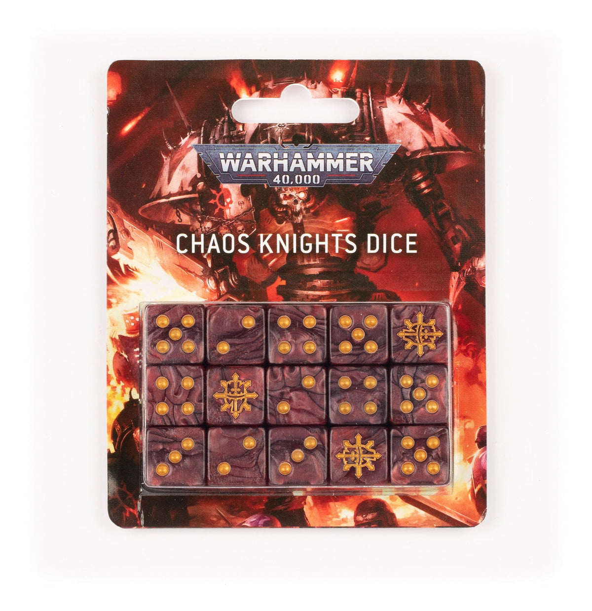 Warhammer - 40k: Chaos Knights - Dice