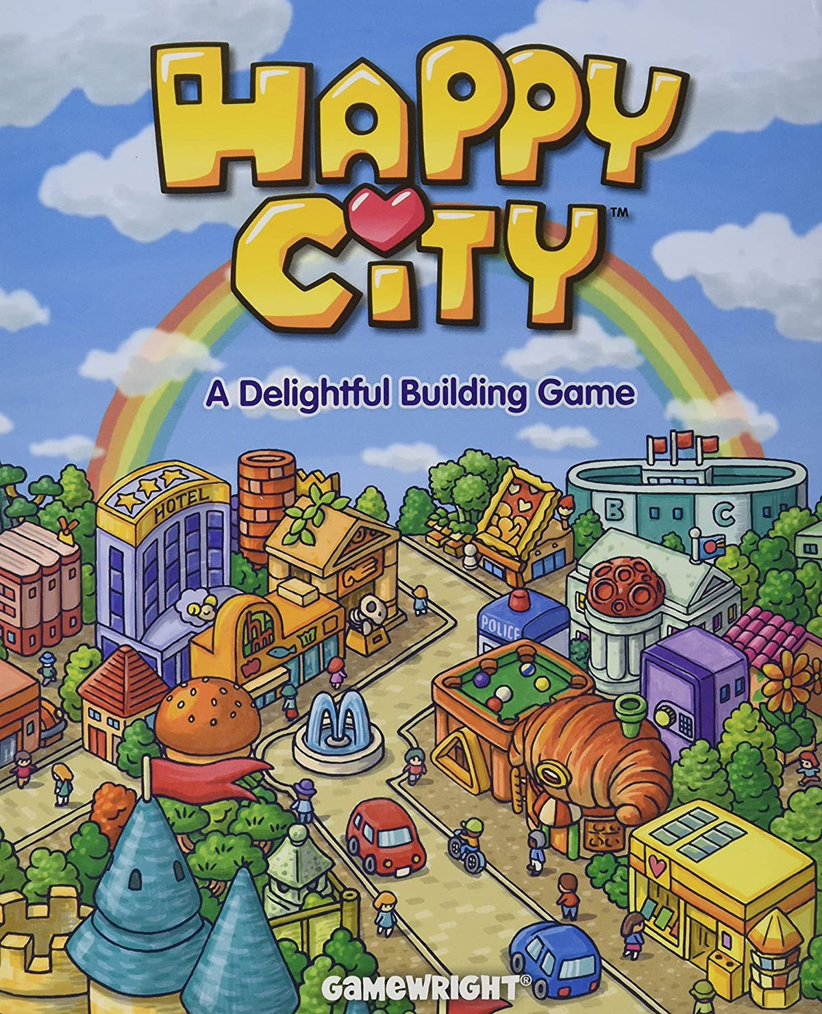 Gamewright Board Games > Large Box Games Happy City 759751001209 GWI 120