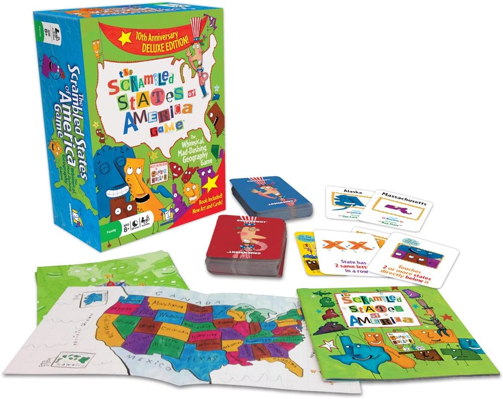 Gamewright Board Games > Large Box Games Scrambled States of America 759751055059