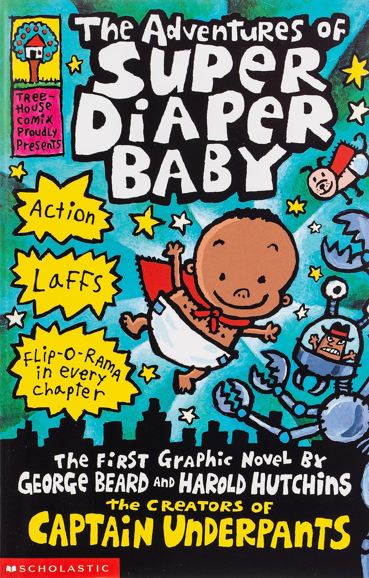 Gardners Books Graphic Novel Super Diaper Baby Vol. 1: Adventures of Super Diaper Baby 9780439376051