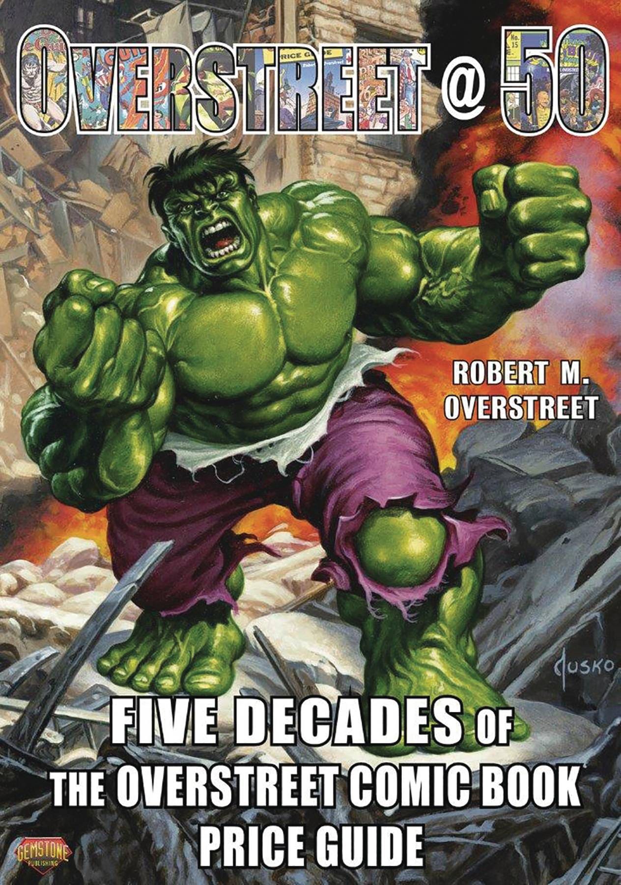 Gemstone Publishing Books > Price Guides OVERSTREET AT 50 SC 5 DECADES OVERSTREET CBPG 9781603602457 JUN221581