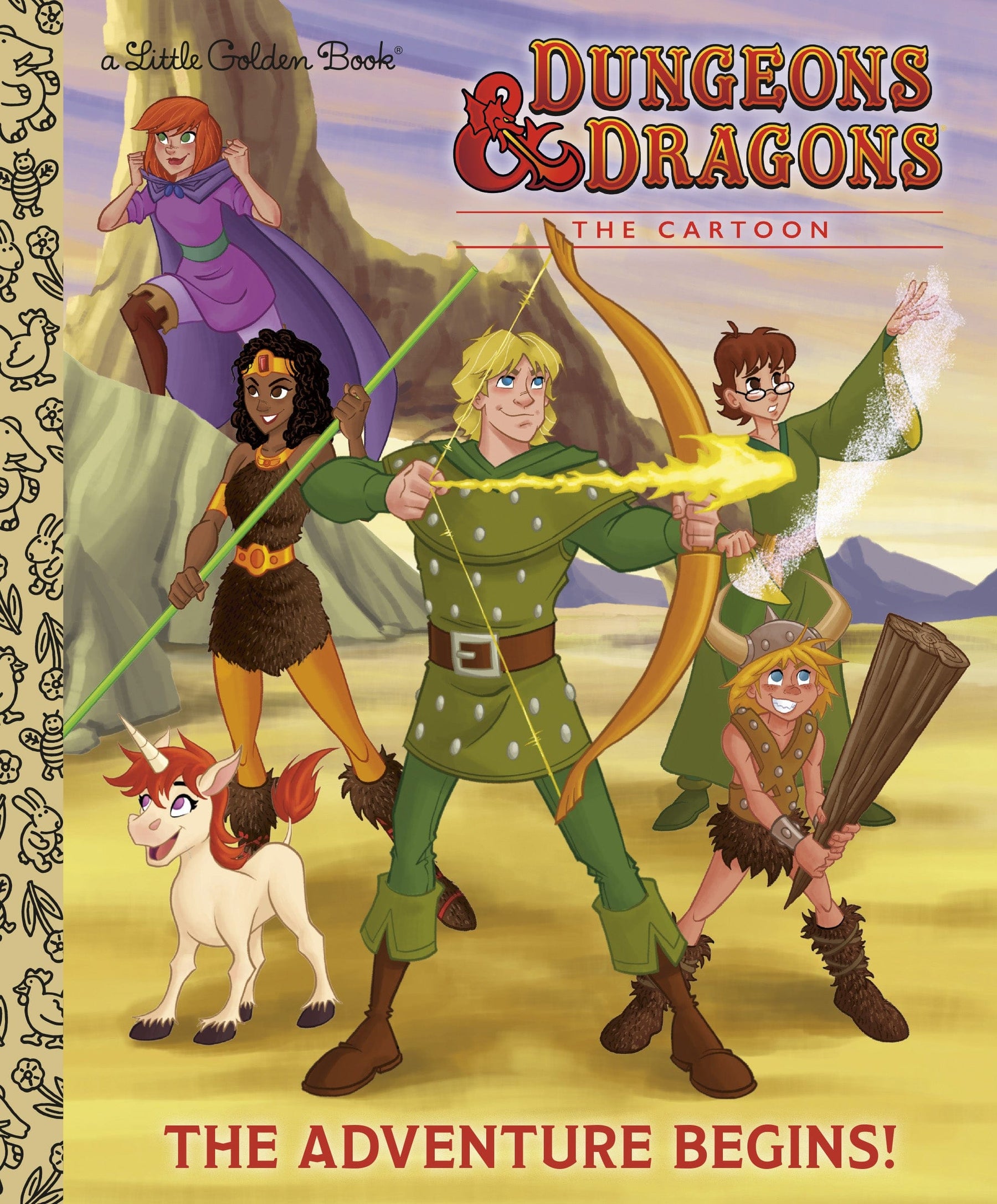Golden Books Books DUNGEONS & DRAGONS ADVENTURE BEGINS LITTLE GOLDEN BOOK 9780593569368 OCT221672