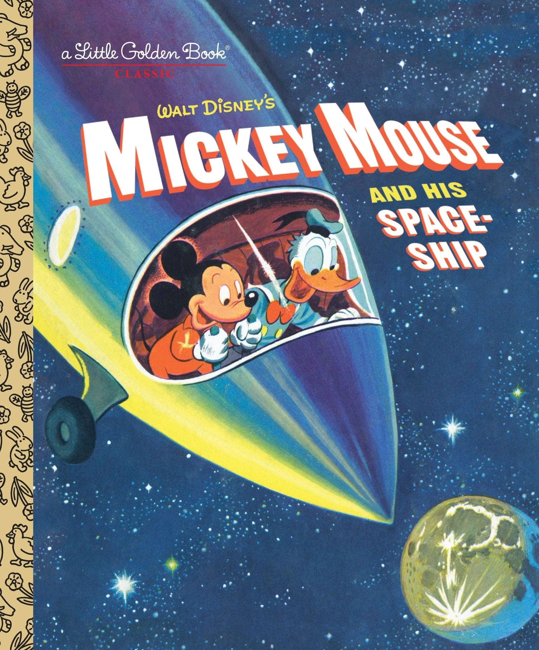 Golden Books Books > Kids Little Golden Book: Disney - Mickey Mouse and His Spaceship 9780736436335