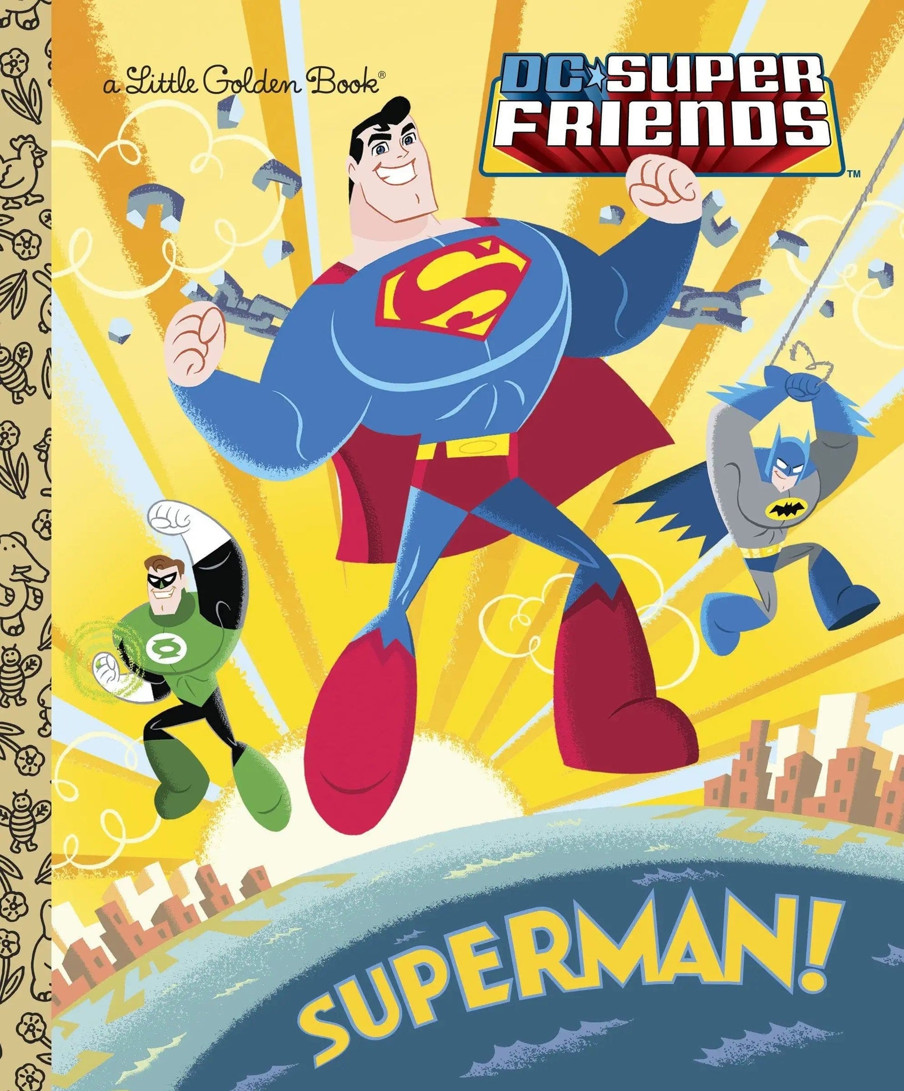 Golden Books Books > Kids DC SUPER FRIENDS SUPERMAN LITTLE GOLDEN BOOK HC 9780307931955 OCT198765