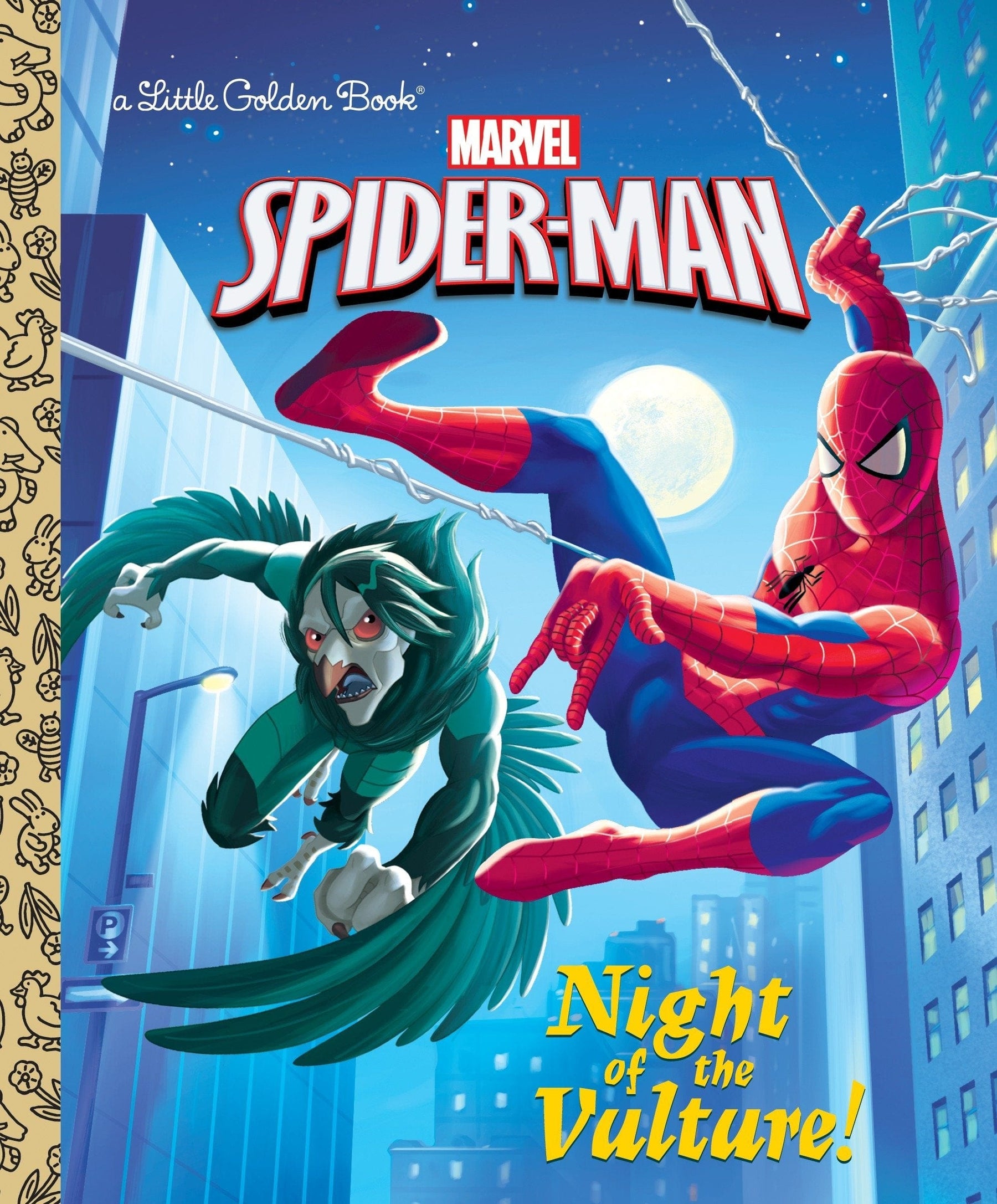 Golden Books Books > Kids Little Golden Book: Marvel - Spider-Man, Night of the Vulture! 9781524717285
