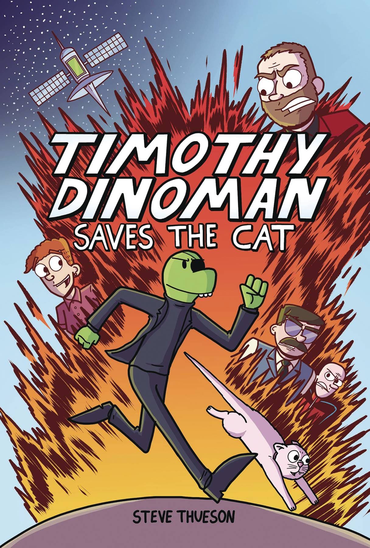 GRAPHIC UNIVERSE Graphic Novel Timothy Dinoman Saves The Cat GN 9781728463094 AUG221481