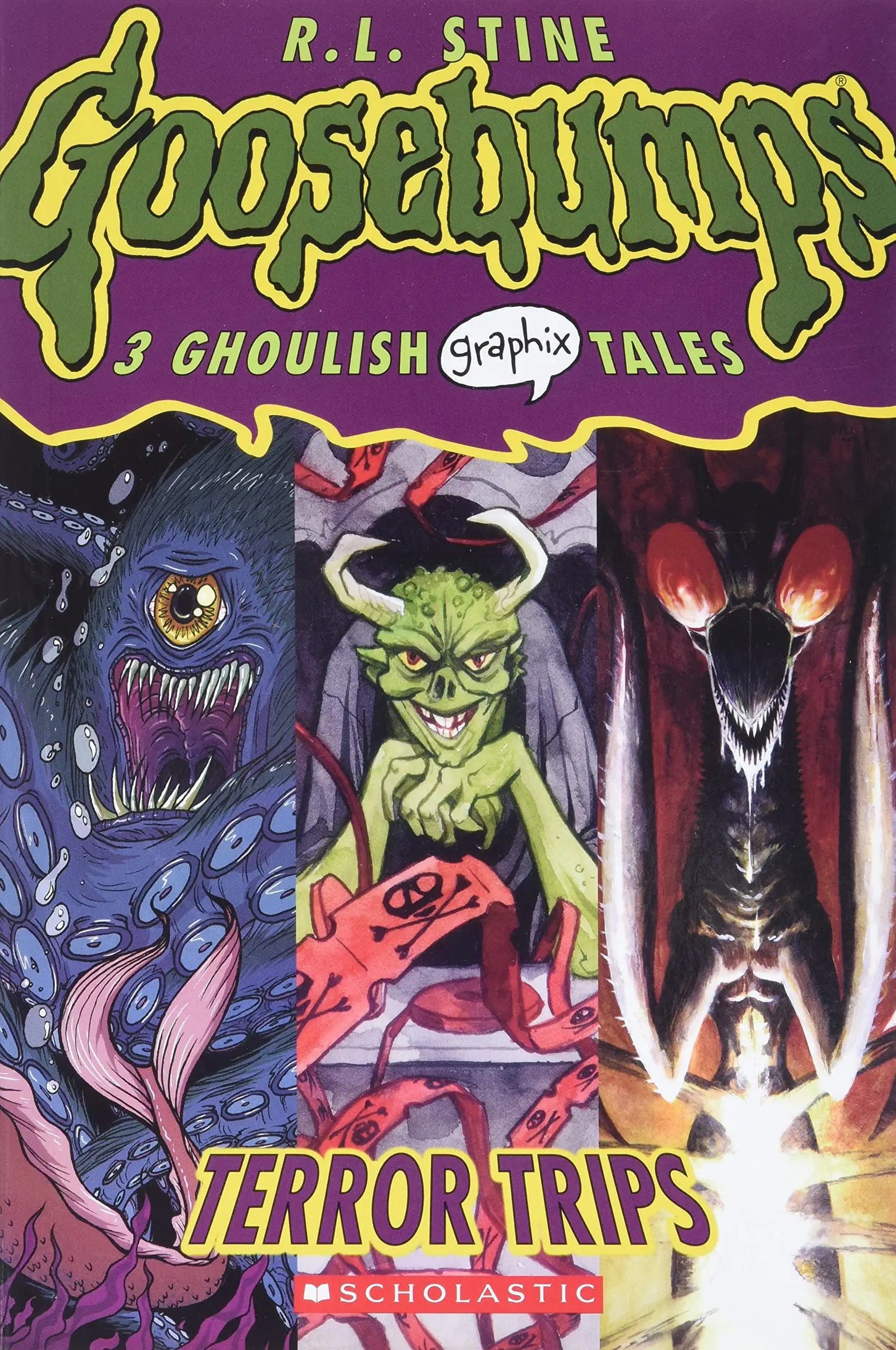 GRAPHIX Graphic Novel > Kids Goosebumps Graphix SC Vol 02 Terror Trips New Ptg 9780439857802 JUL121105