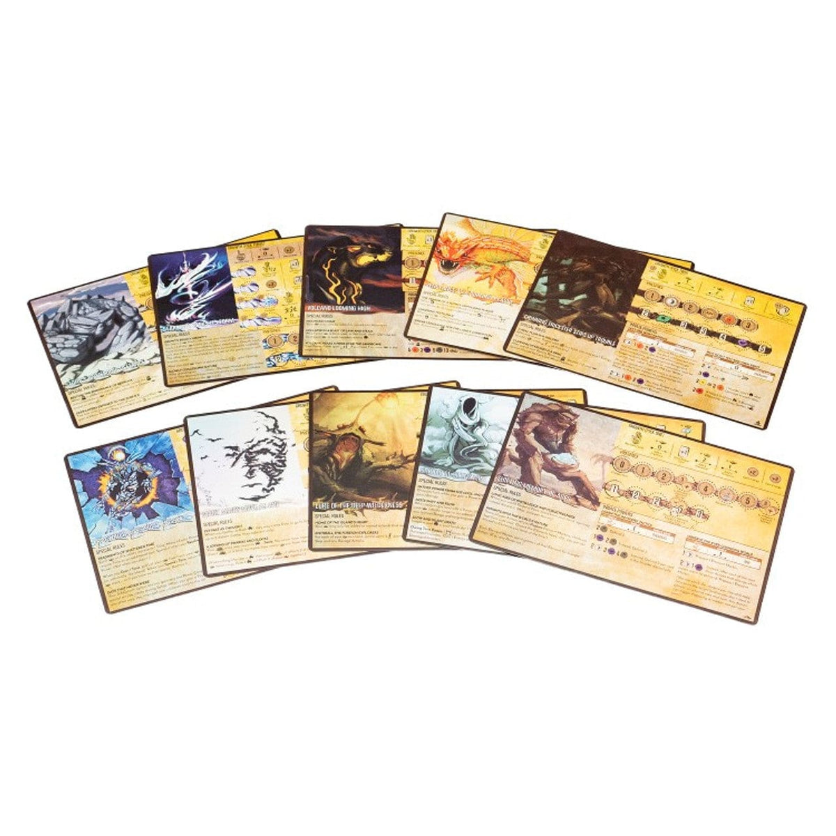 Greater Than Games Board Games > Large Box Games Spirit Island: Jagged Earth Foil Panels 850008736285 GTG SISL-FLJE