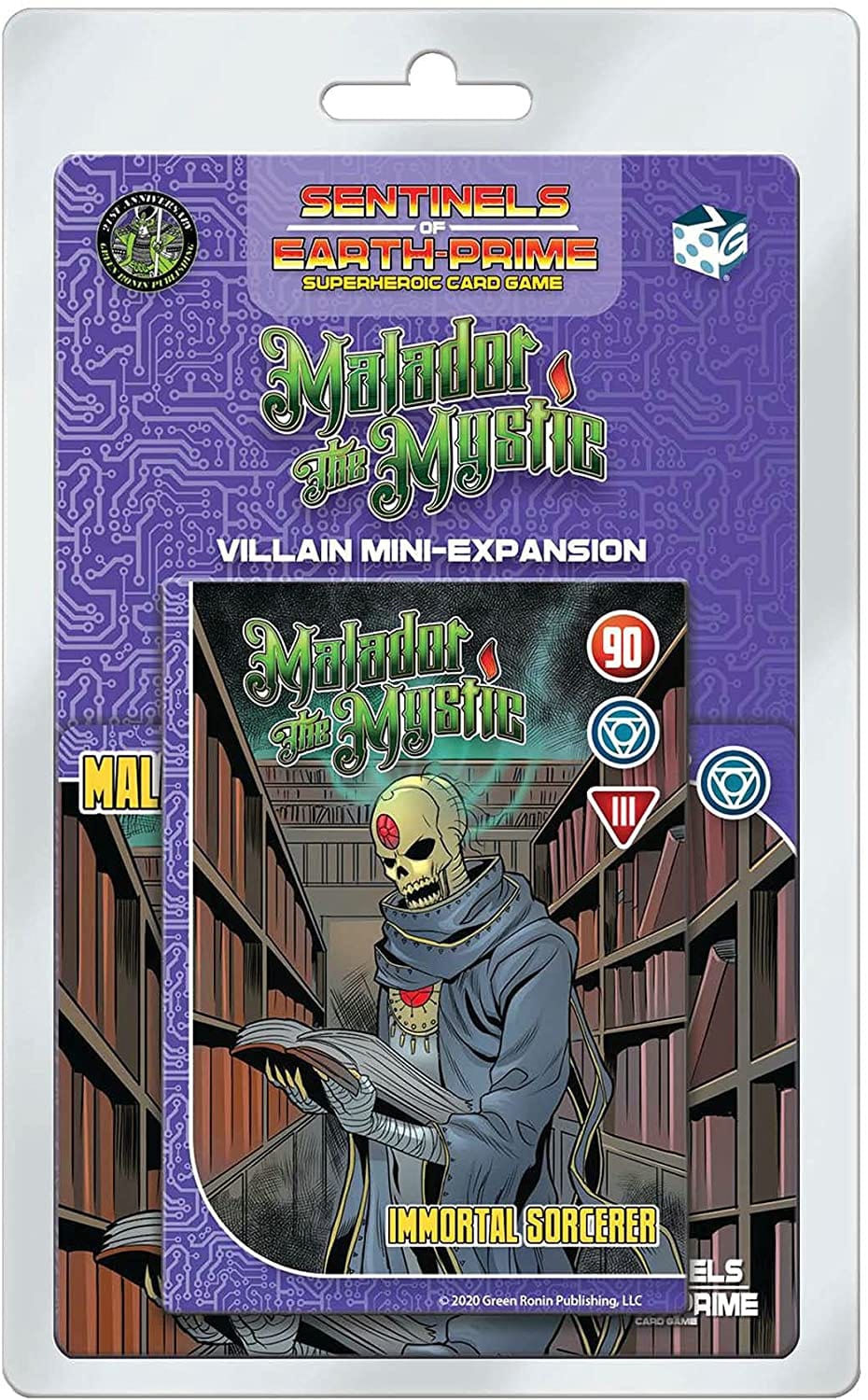 Green Ronin Publishing Board Games > Large Box Games Sentinels of Earth-Prime: Malador the Mystic Villain 9781949160840 GRR 3016