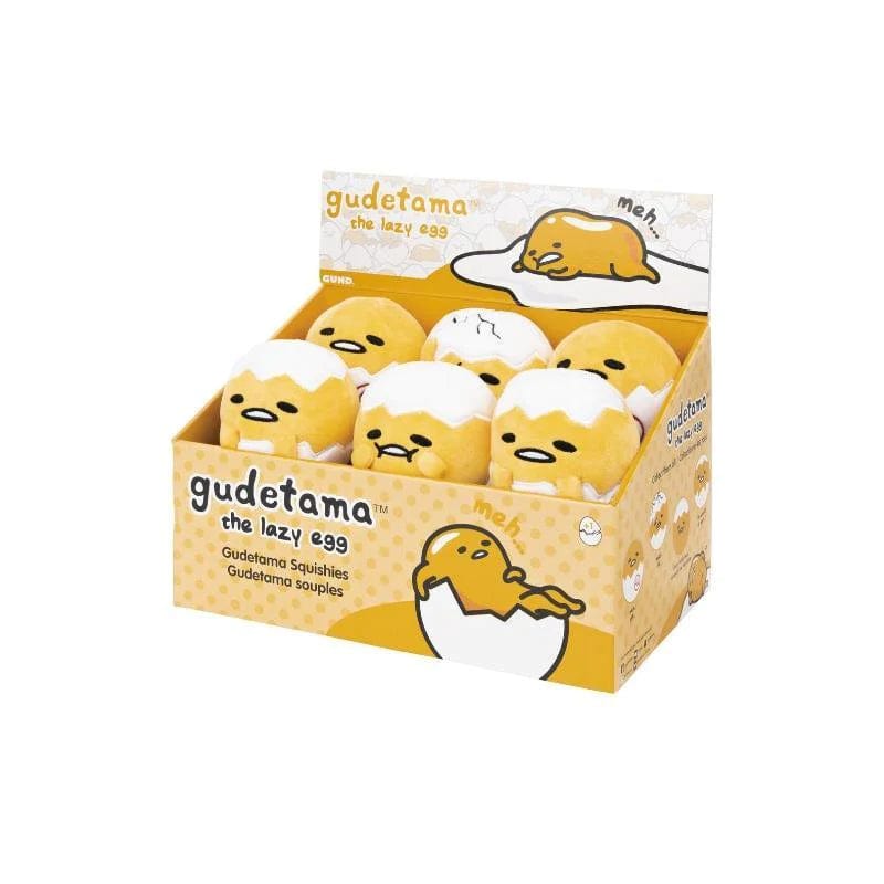 Gudetama the Lazy Egg - Gudetama Squishies (Cracked Shell Egg) - Third Eye