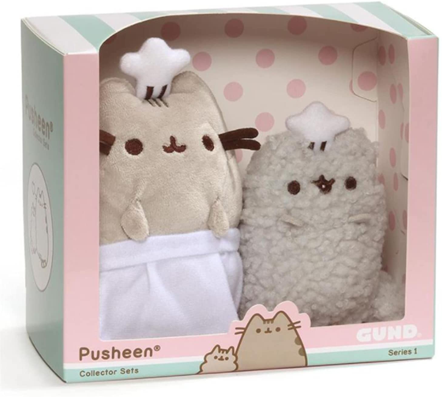 Gund Toys > Plushies Gund: Pusheen Collector Set - Pusheen and Stormy Baking 028399097128