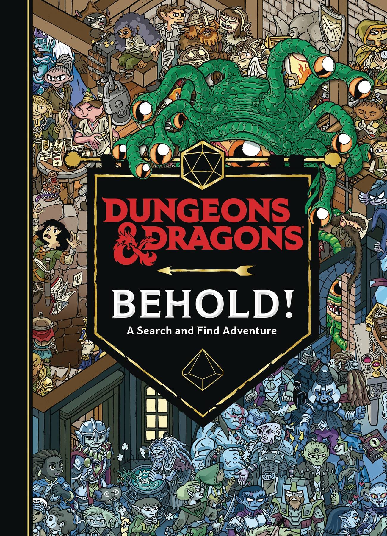 Harper Collins Publishers Books DUNGEONS & DRAGONS BEHOLD SEARCH & FIND ADVENTURE HC 9780063137554 NOV221544