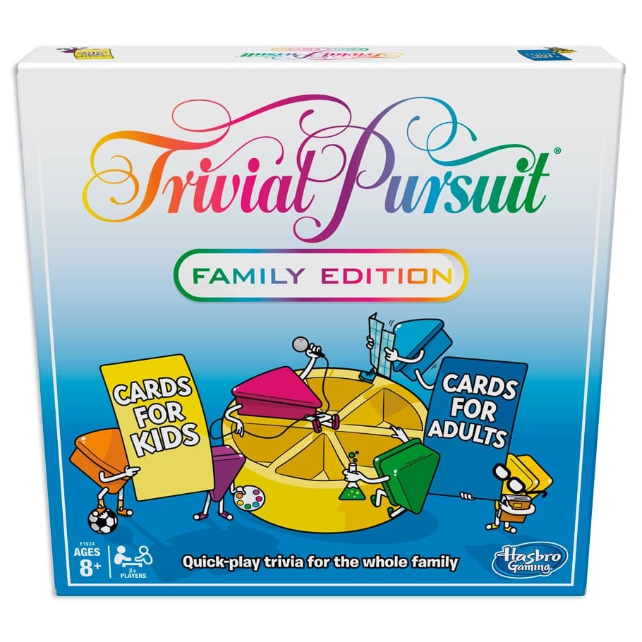 Hasbro Board Games > Large Box Games Trivial Pursuit: Family Edition 630509667468 HSBE1924