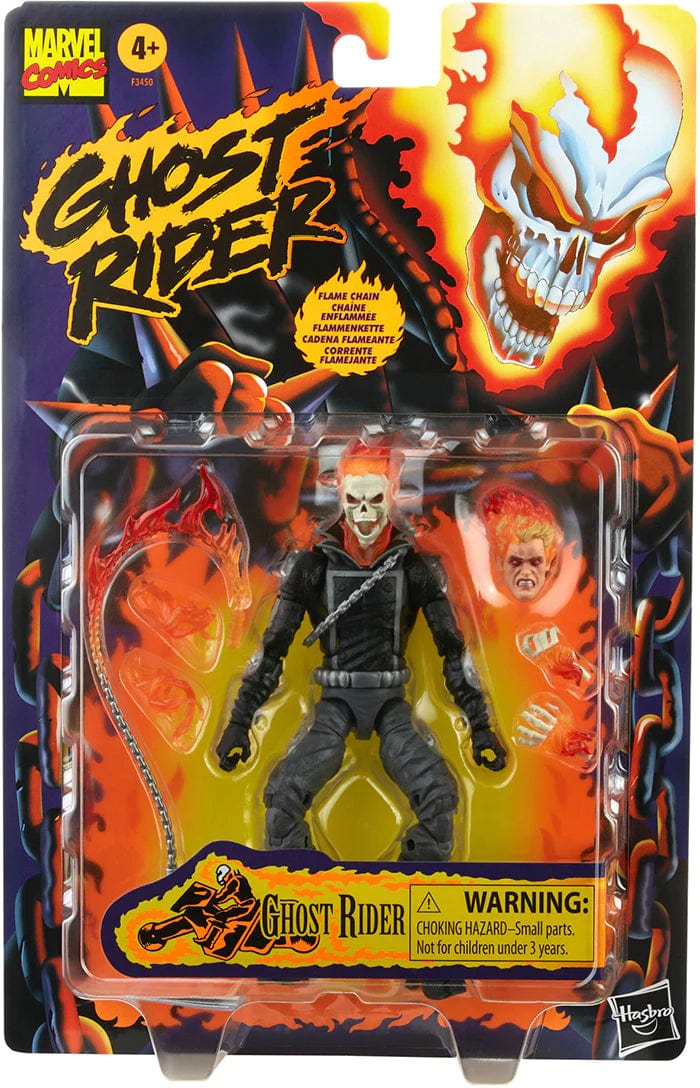 Hasbro Toys > Action Figures > Marvel Legends Hasbro: Marvel Retro Legends - Ghost Rider 6" 5010994162047 HSF3450