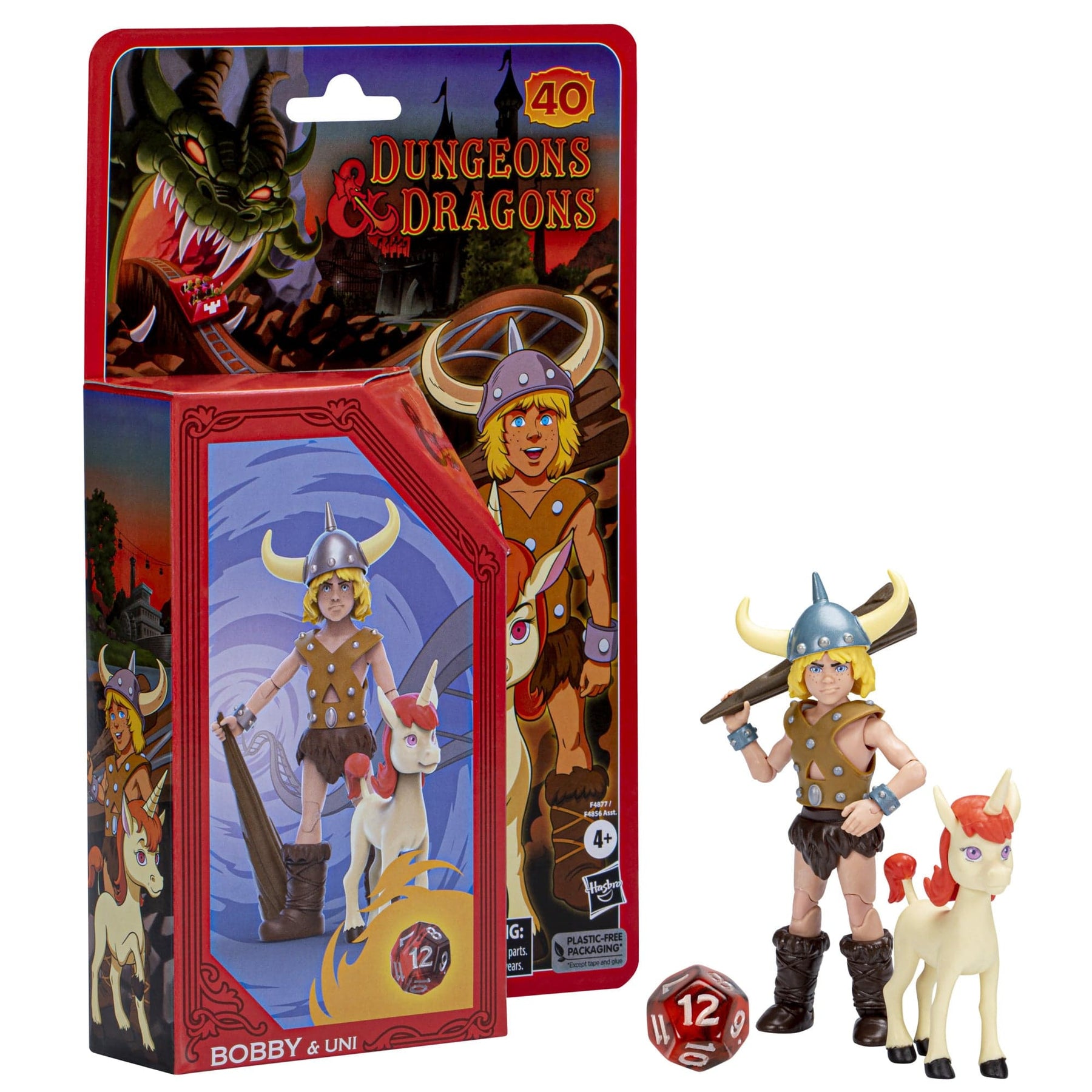 Hasbro Toys > Action Figures > Other Action Figures Hasbro: Dungeons & Dragons Cartoon - Bobby & Uni 6" 5010994192594 AUG228044