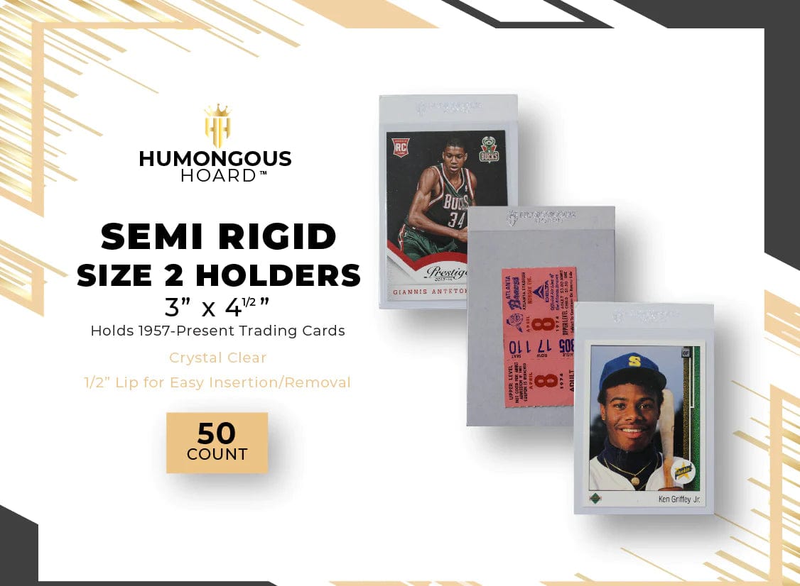 Humongous Hoard: Semi Rigid Card Holders 50ct - Size 2 - Third Eye
