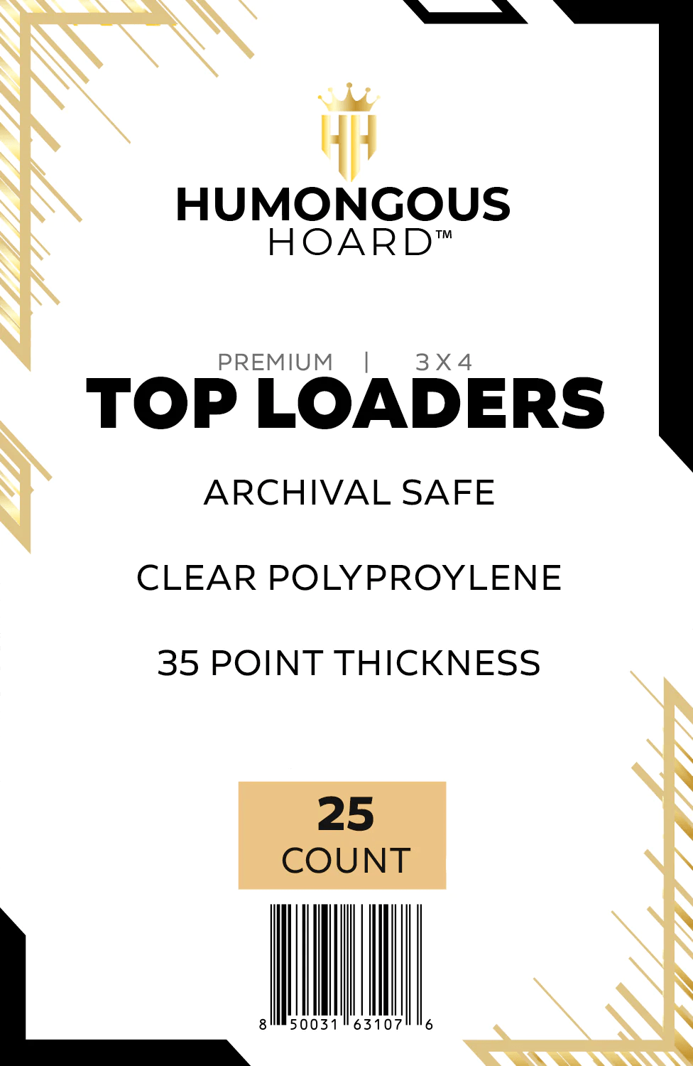 Humongous Hoard: Standard Top Loaders 25ct - 35pt - Third Eye