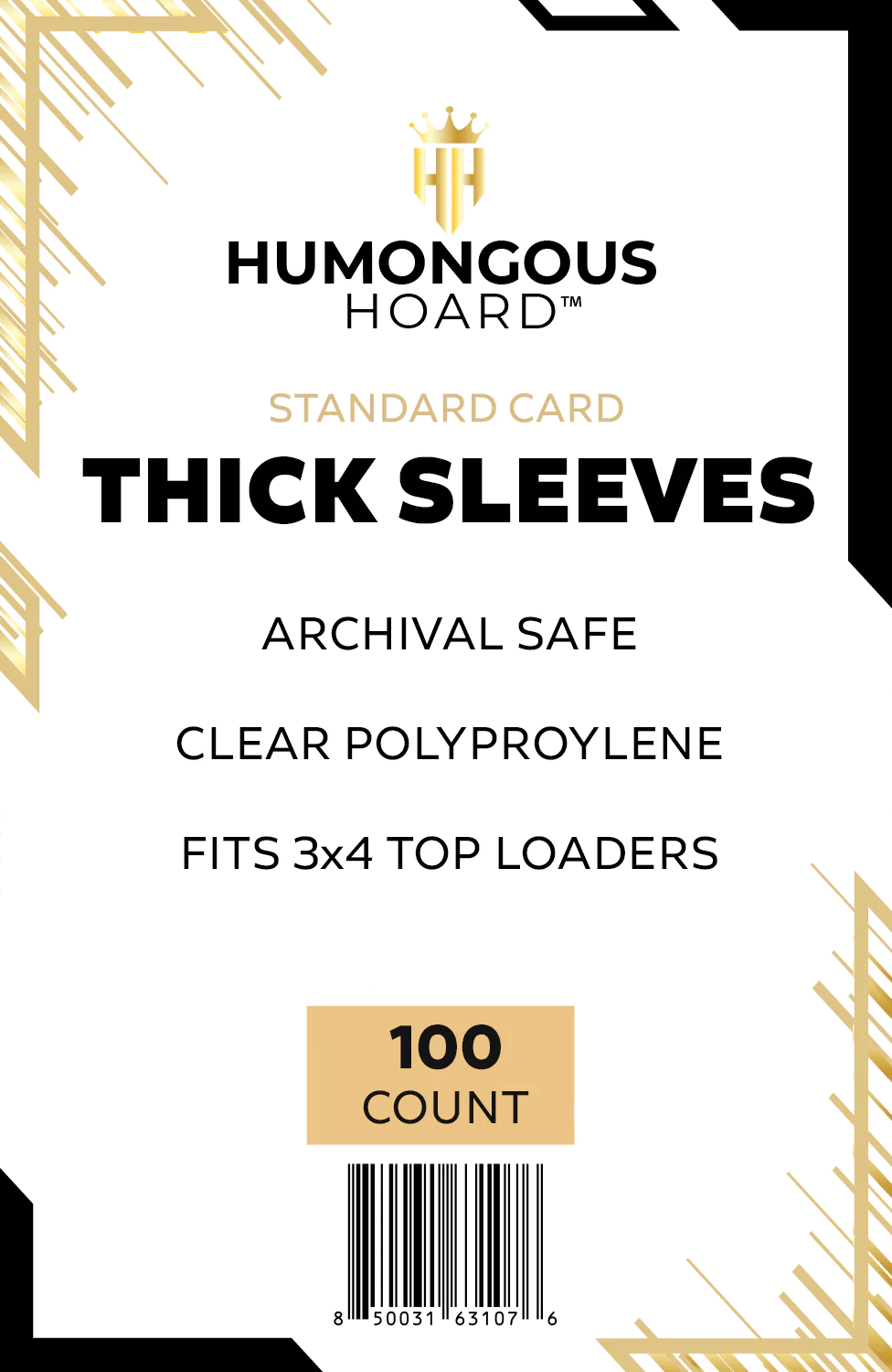 Humongous Hoard: Thick Sleeves 100ct - Standard Card Size - Third Eye