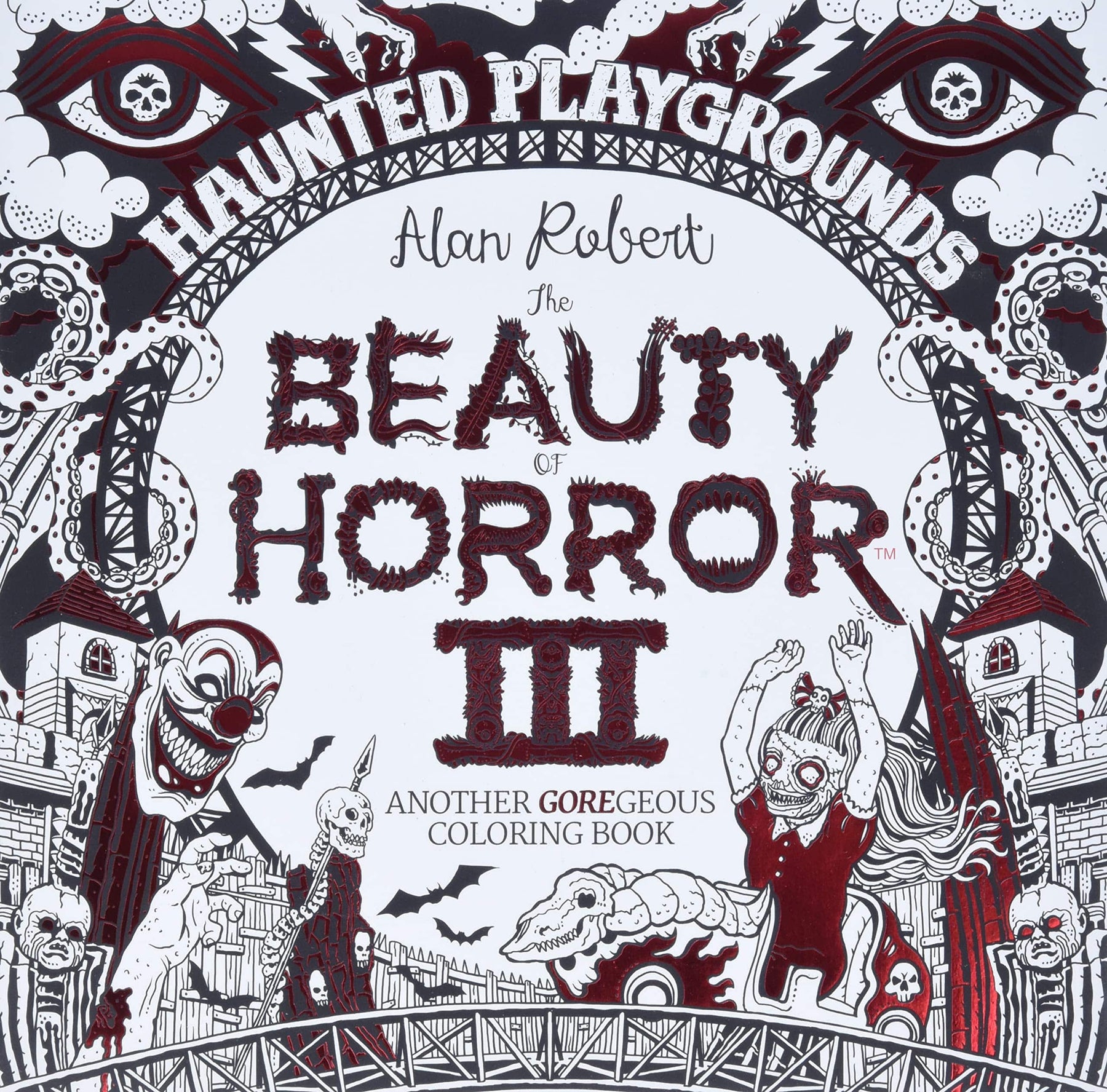 Beauty of Horror Vol. 3: Haunted Playground Coloring Book - Third Eye