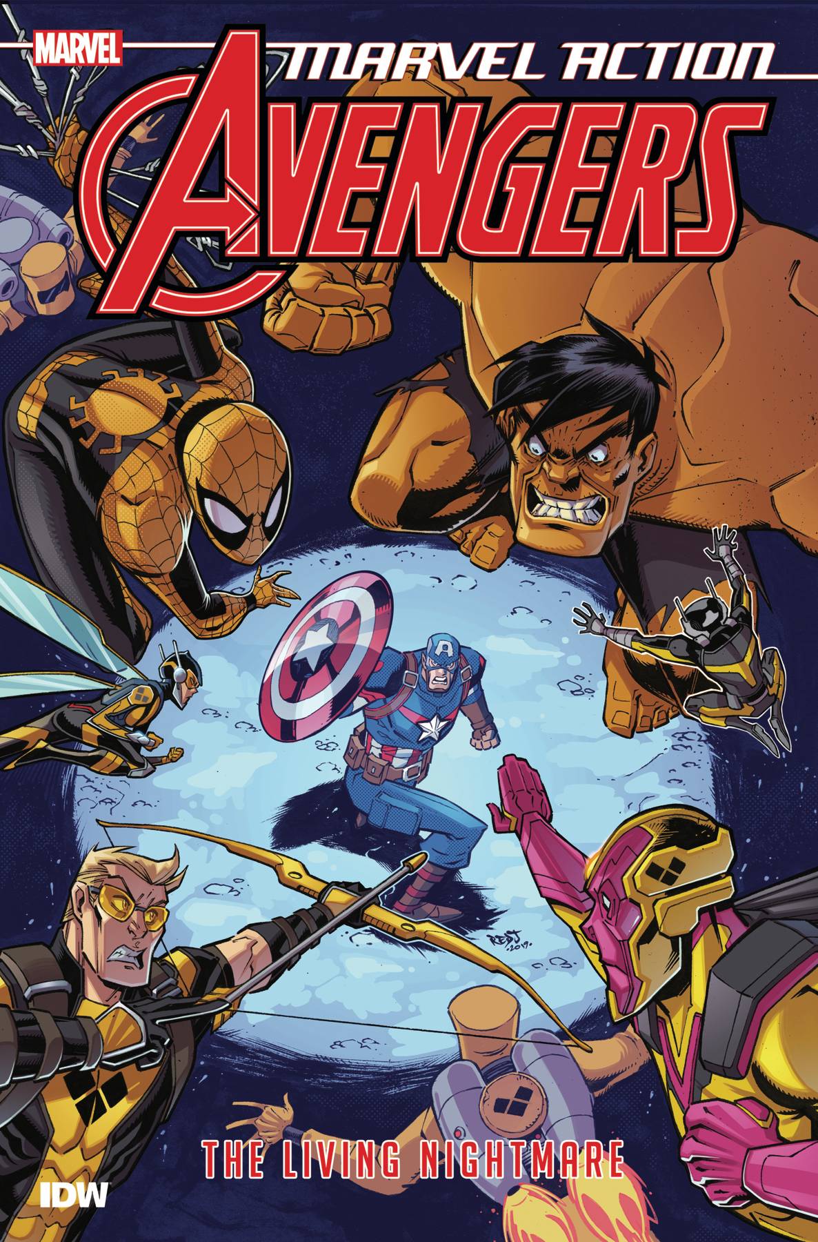 IDW-PRH Graphic Novel > Kids Marvel Action Avengers TP Book 04 Living Nightmare 9781684056361 JAN200725