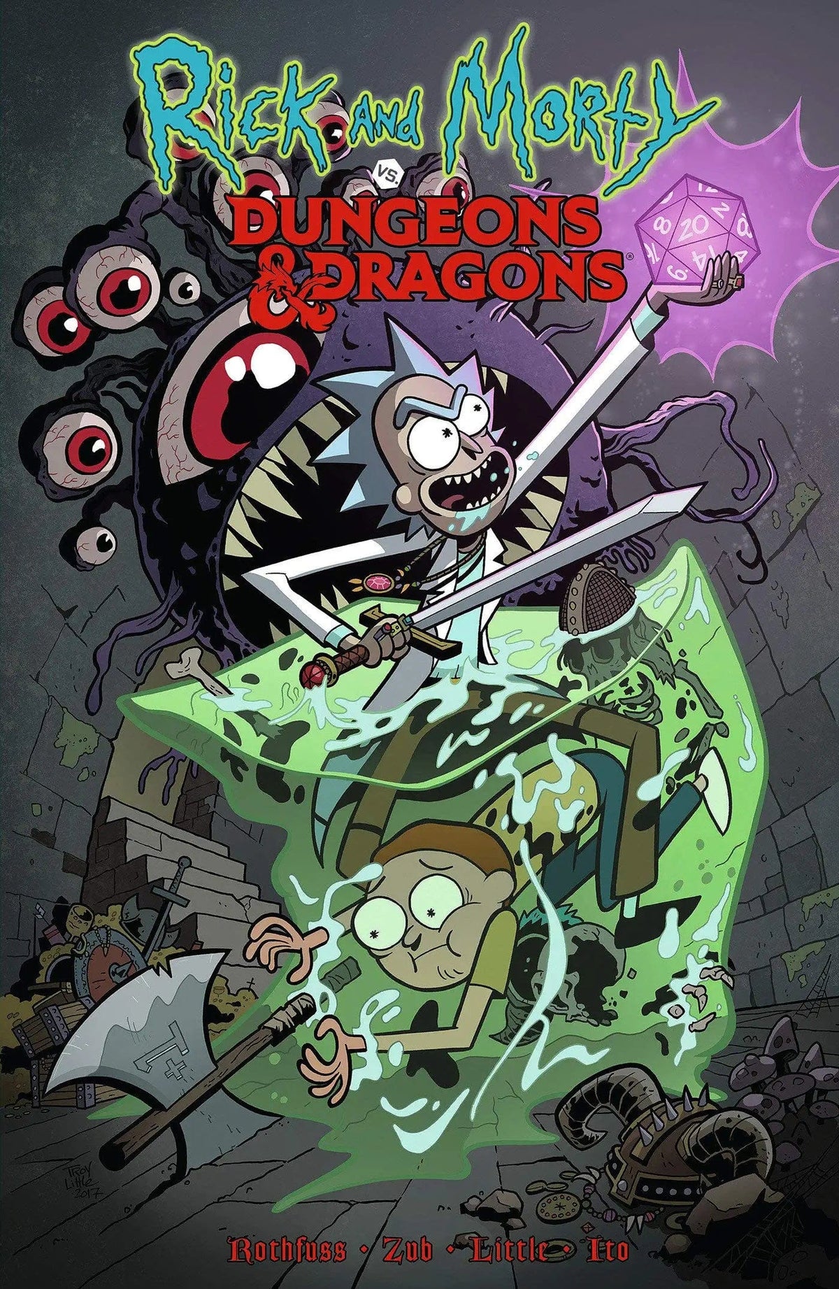 IDW-PRH Graphic Novel Rick And Morty Vs Dungeons & Dragons TP Vol 01 9781684054169 DEC180776