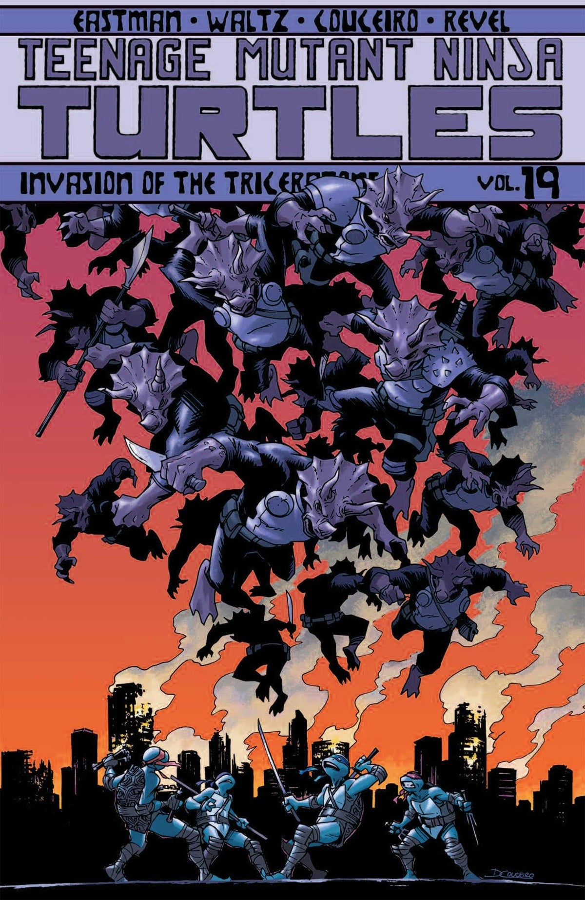 IDW-PRH Graphic Novel Tmnt Ongoing TP Vol 19 Invasion Of The Triceratons 9781684052691 APR180327