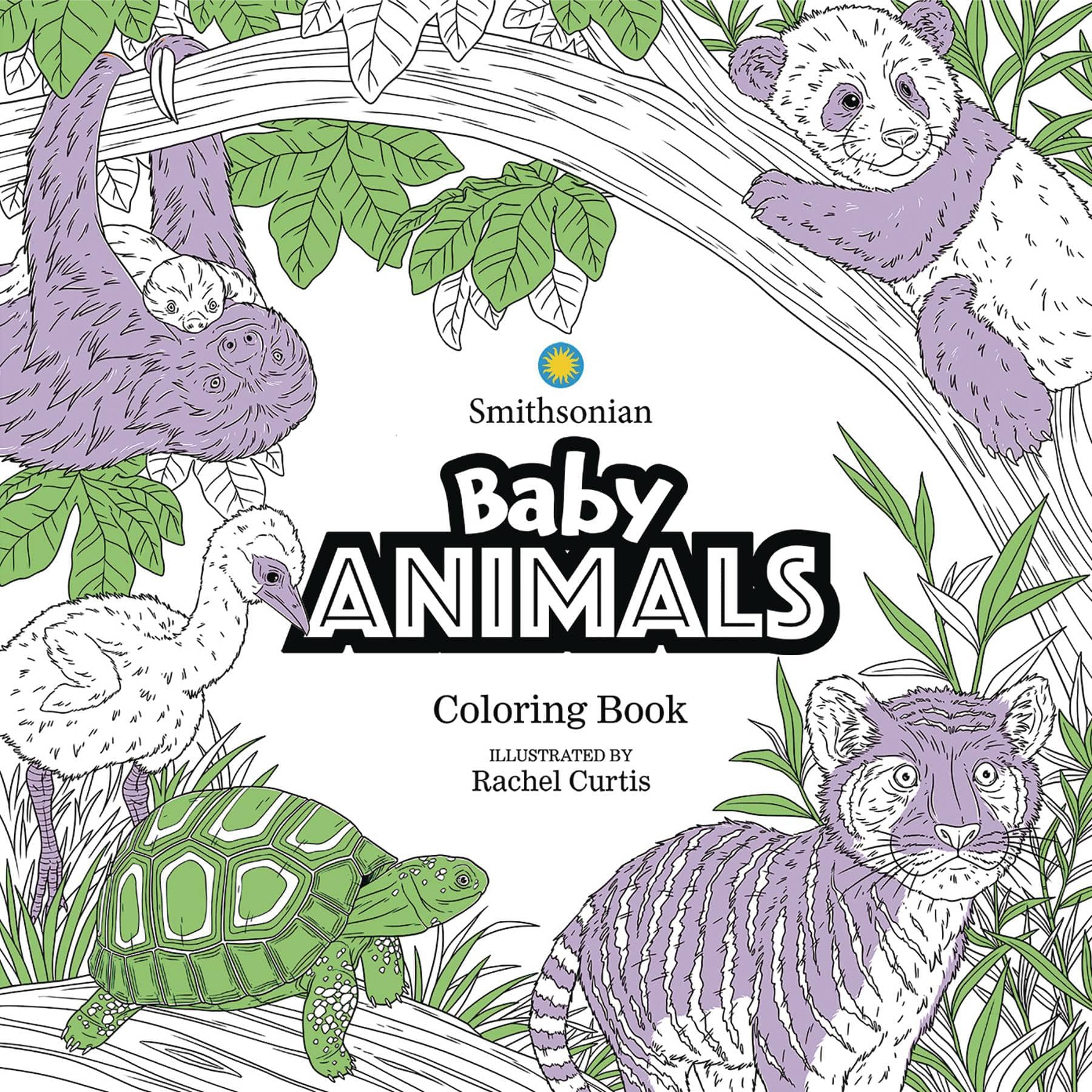 BABY ANIMALS A SMITHSONIAN COLORING BOOK - Third Eye
