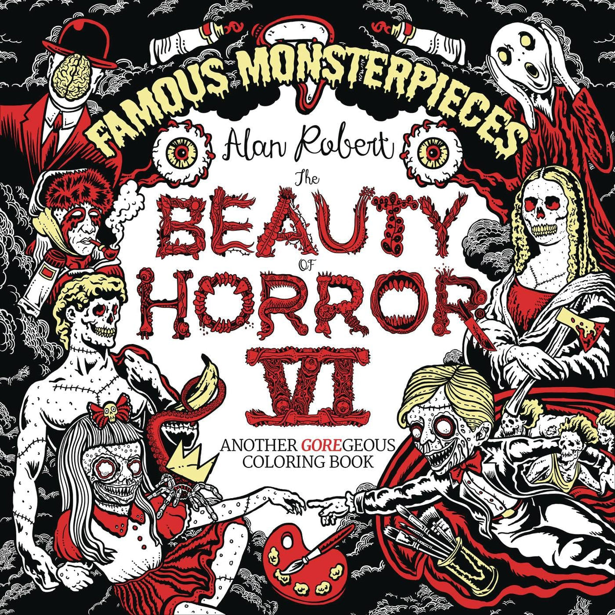 BEAUTY OF HORROR COLORING BOOK VOL 06 FAMOUS MONSTERPIECES - Third Eye