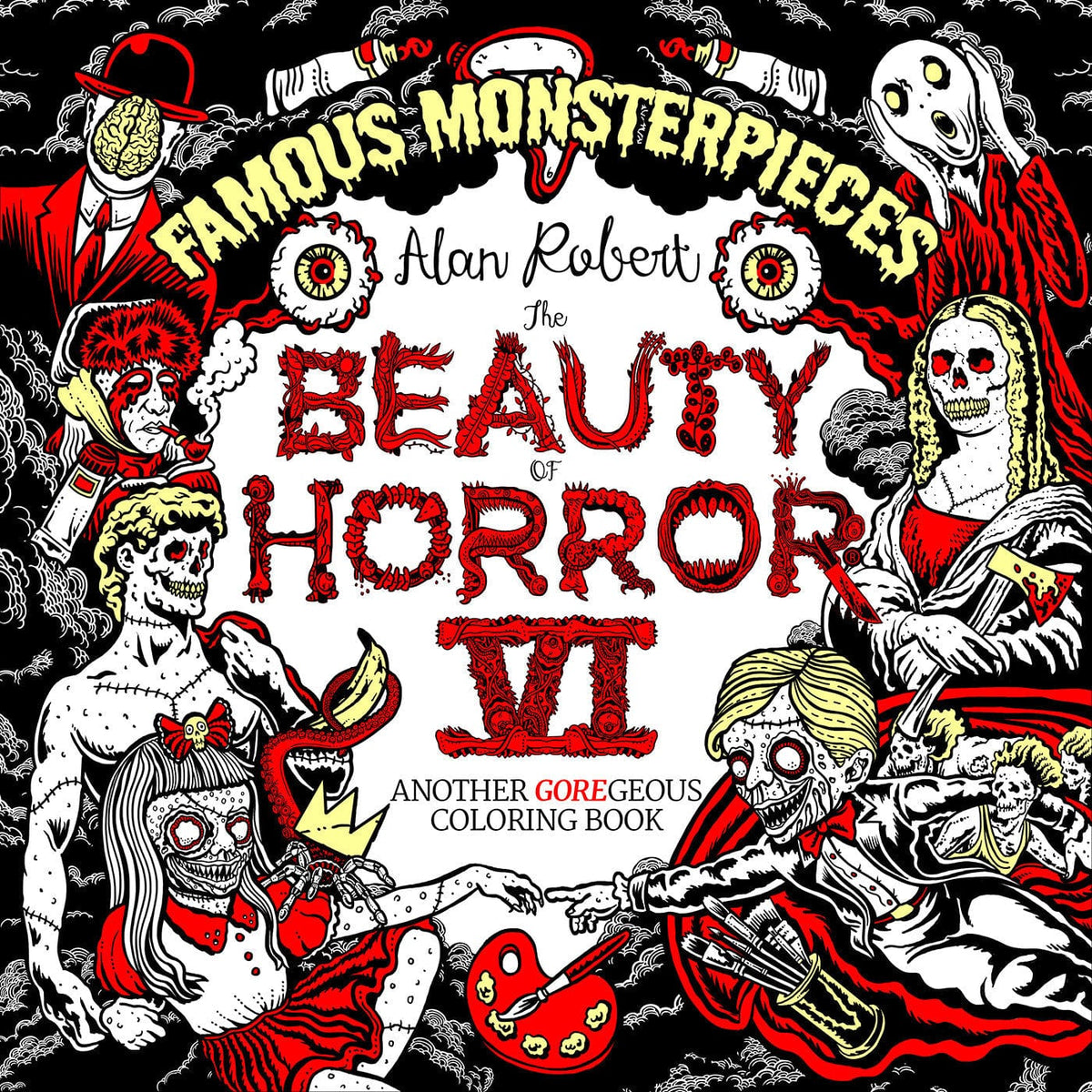 Beauty Of Horror 6: Famous Monsterpieces Coloring Book - Third Eye