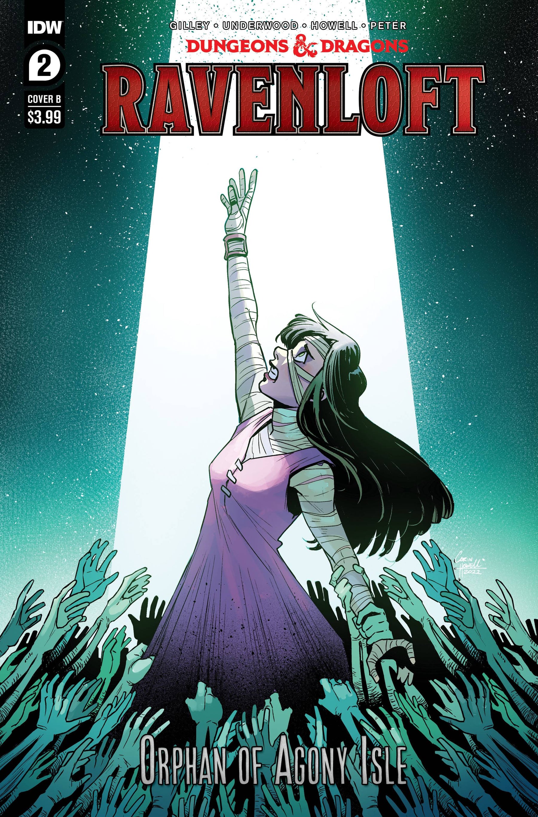D & D RAVENLOFT ORPHAN OF AGONY ISLE #2 CVR B HOWELL