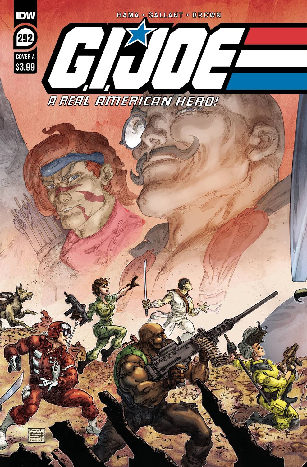 Idw Publishing Comic Books GI JOE A REAL AMERICAN HERO #292 CVR A WILLIAMS II 82771401092329211 JAN220462