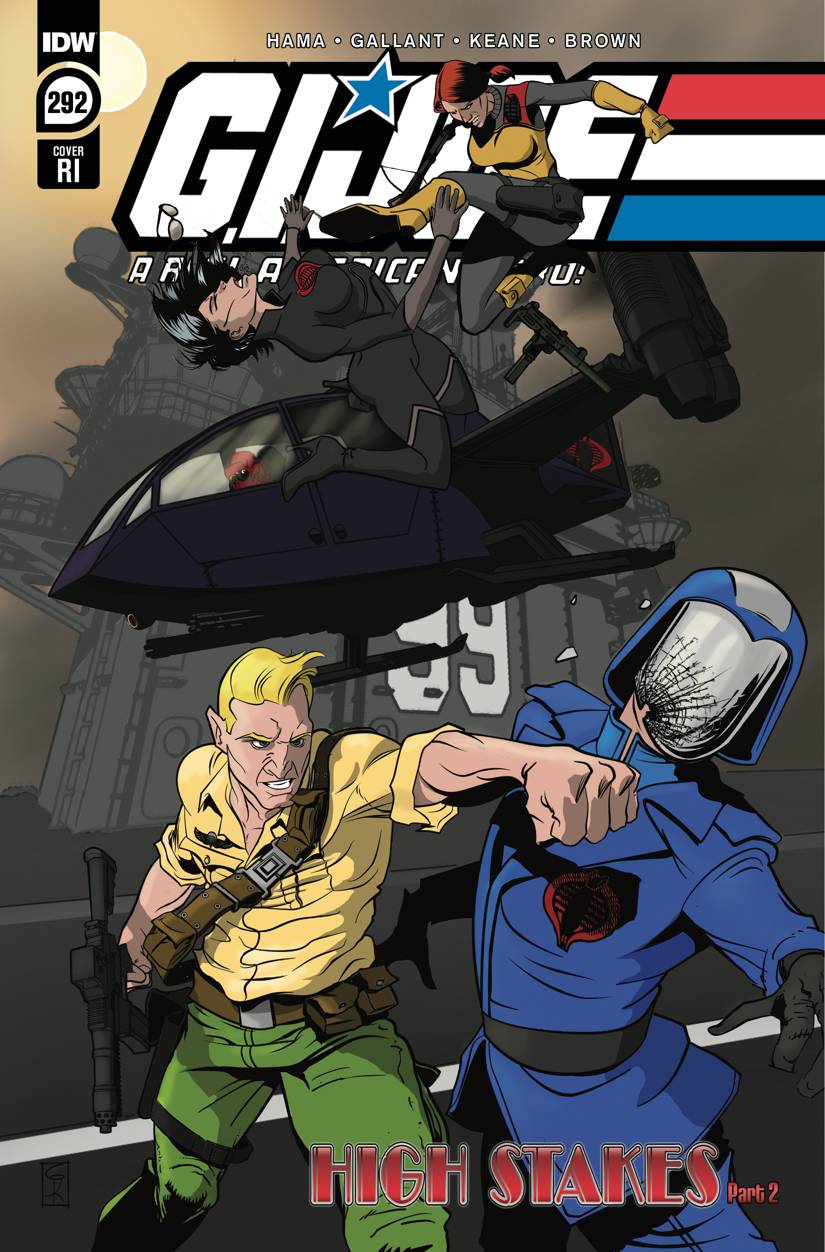 Idw Publishing Comic Books GI JOE A REAL AMERICAN HERO #292 CVR C 1:10 INCV KISSELL 82771401092329231 JAN220464
