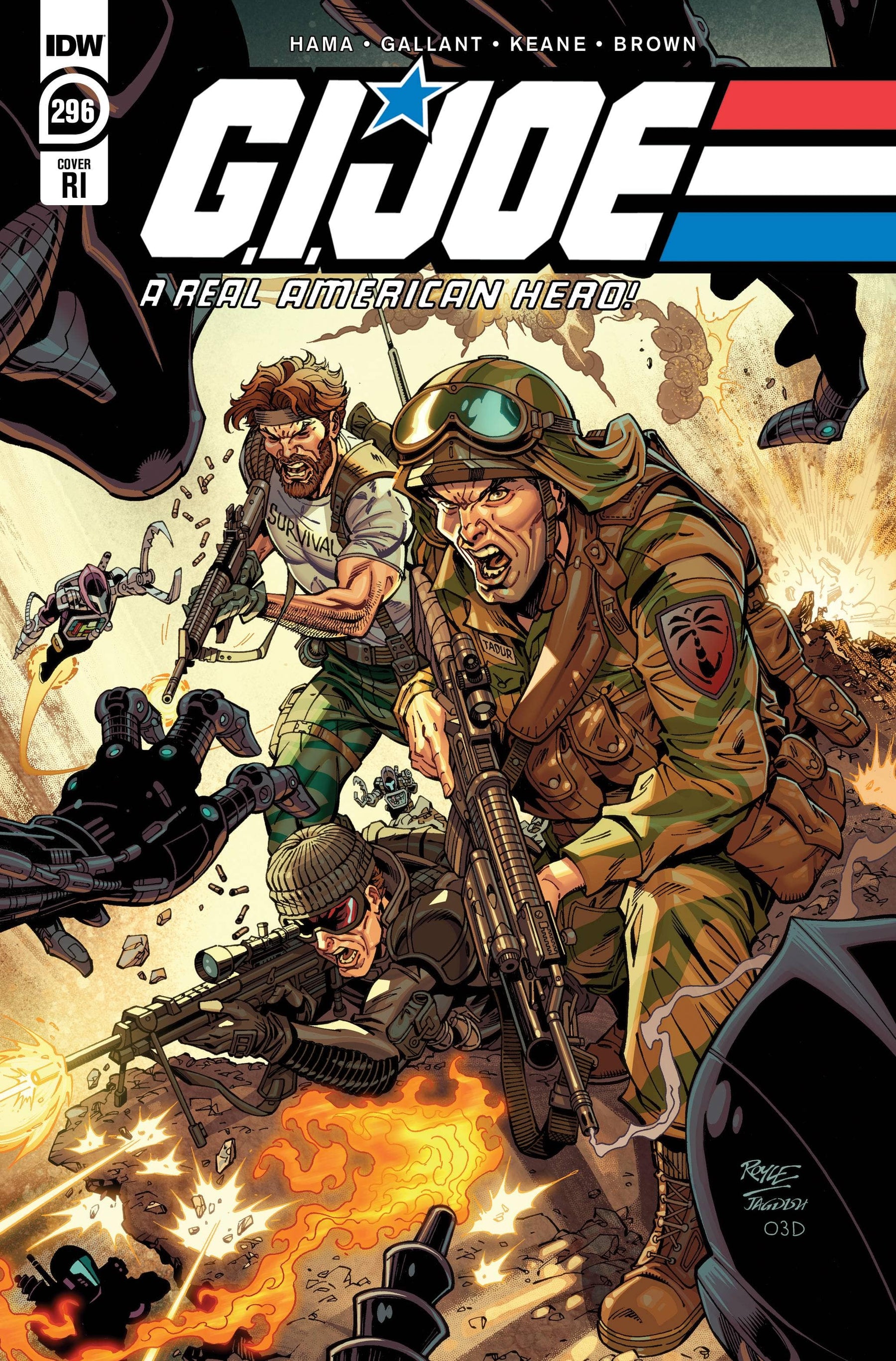 GI JOE A REAL AMERICAN HERO #296 CVR C 1:10 INCV ROYLE